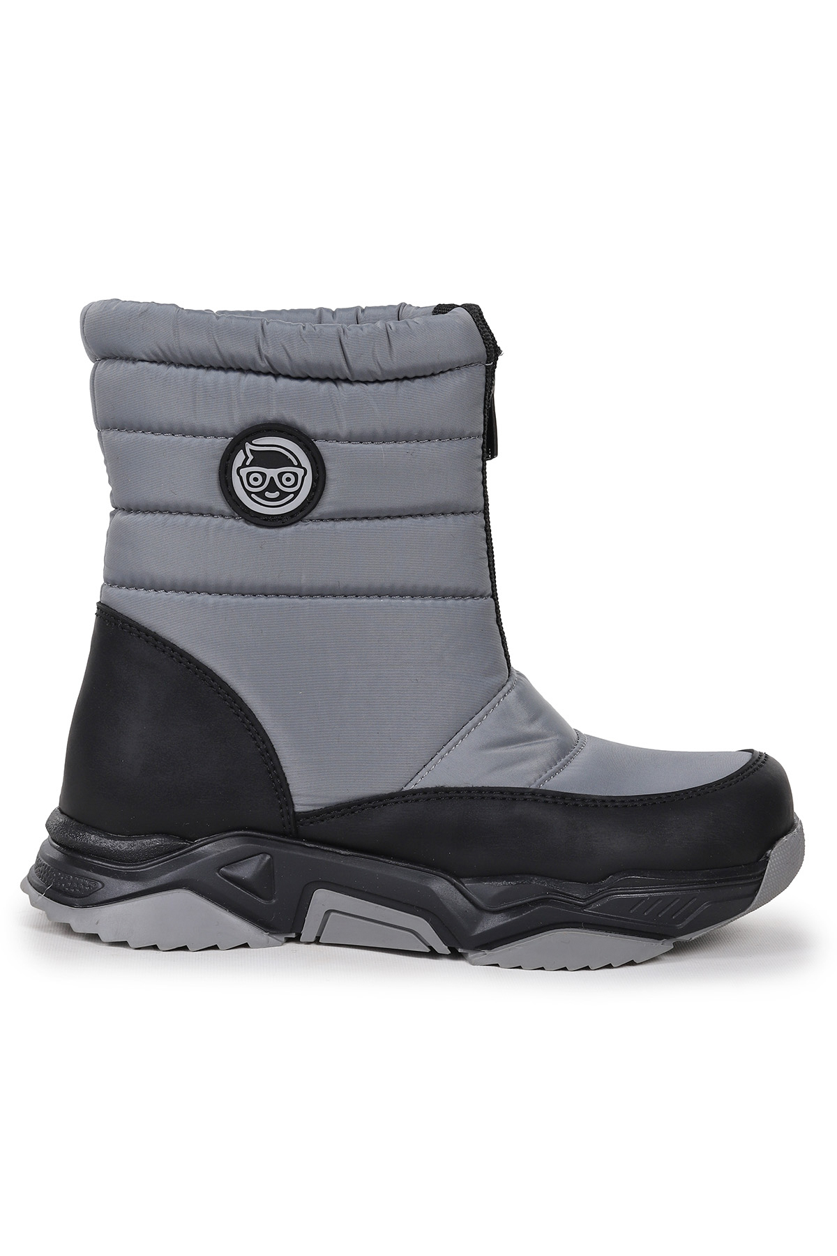 Sumo Fermuarlı Kız Çocuk Kar Botu Füme - Siyah - Görsel 5