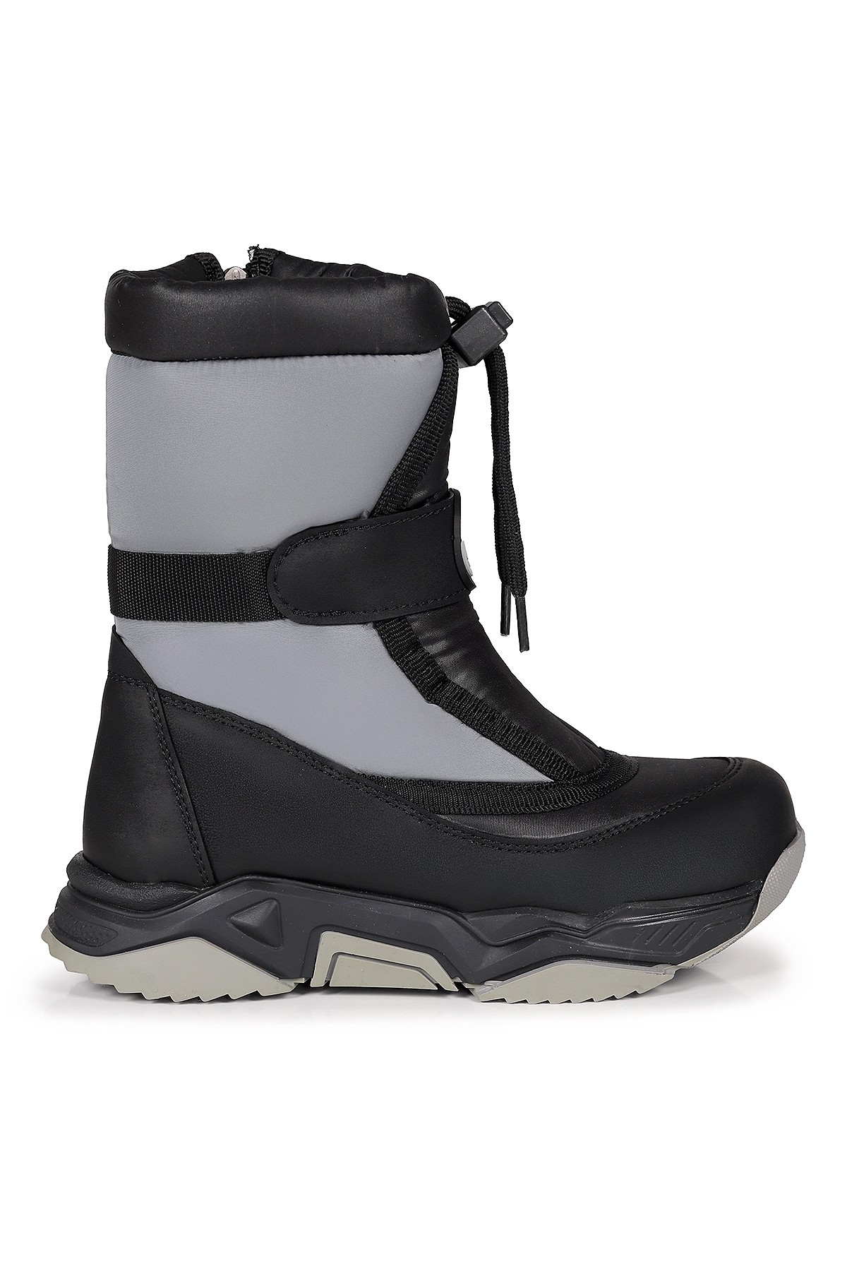 Alexis Fermuarlı Kız Çocuk Kar Botu Füme - Siyah - Görsel 5