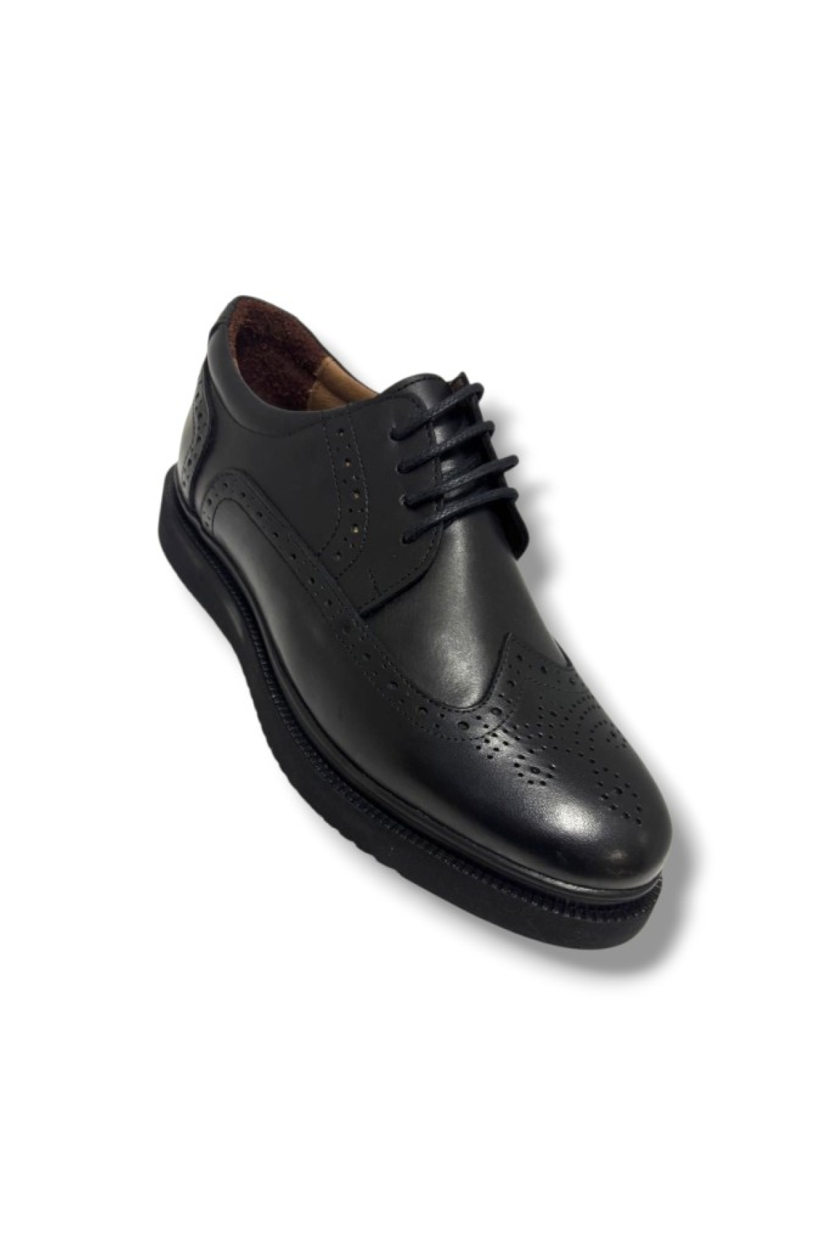 305-26 Hakiki Deri Anatomik Jel Taban Bağcıklı Erkek Ayakkabı - Görsel 2