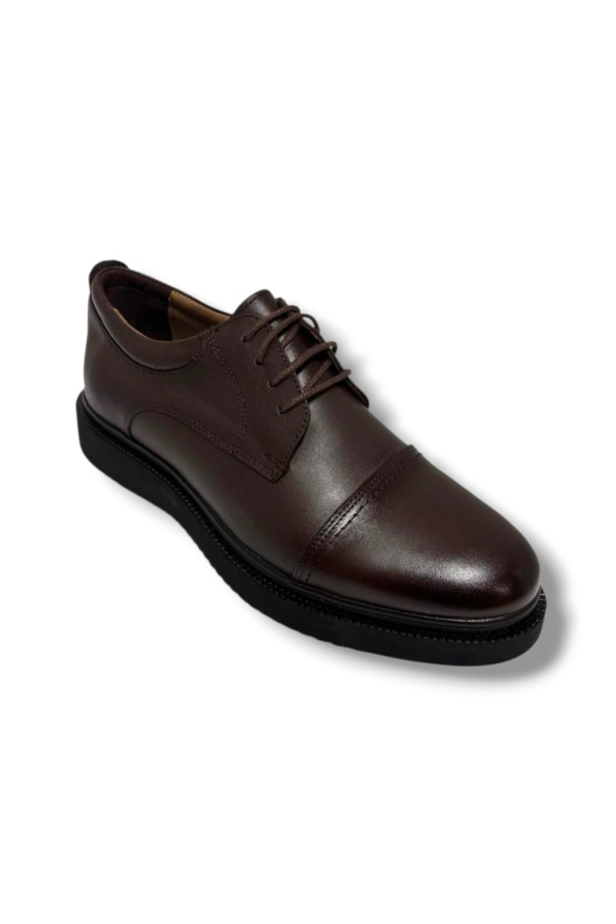 309-26 Hakiki Deri Anatomik Jel Taban Bağcıklı Erkek Ayakkabı - Görsel 2
