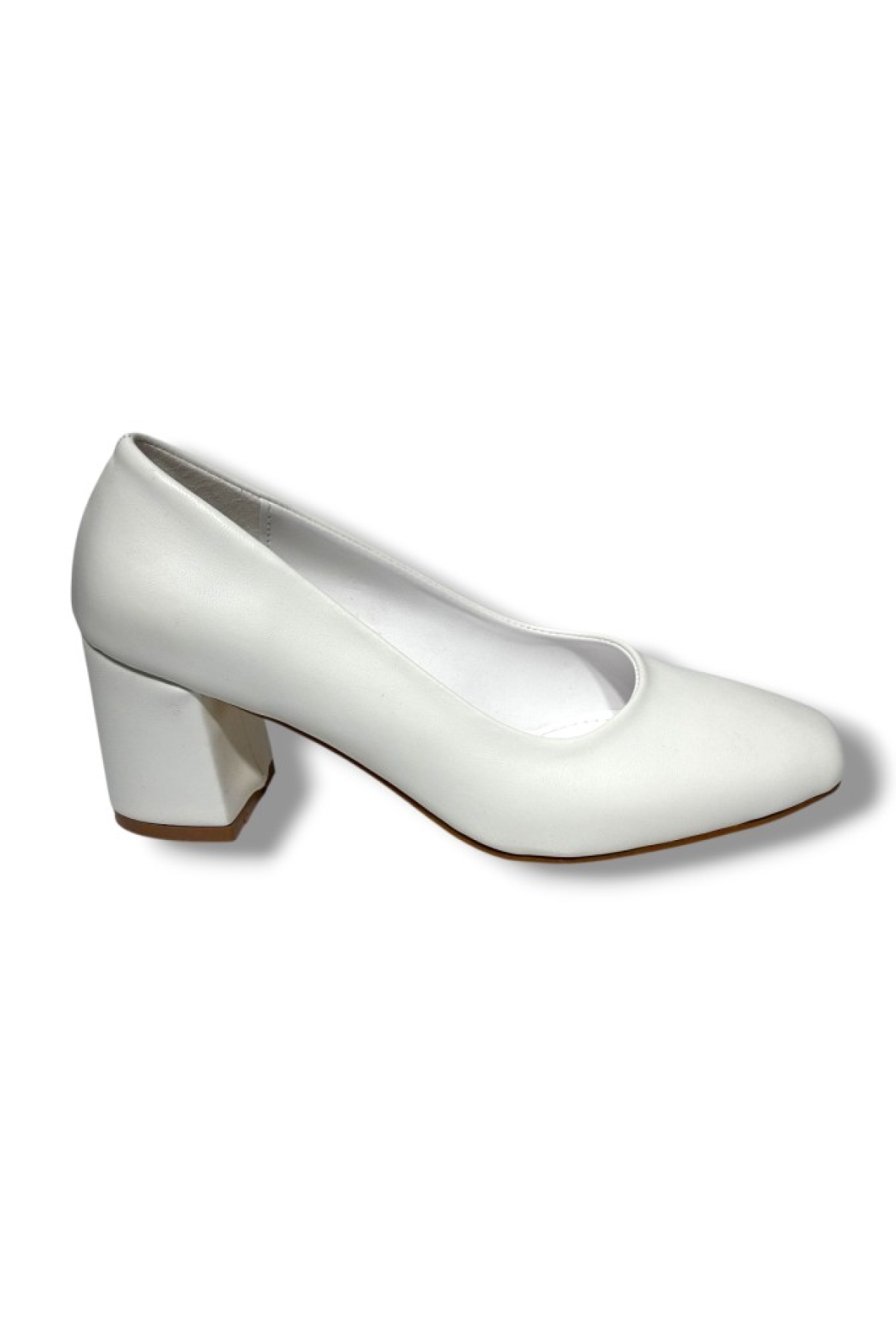 Cshoes 176-26 Cilt Deri Kare Topuklu Kadın Ayakkabı - Görsel 3