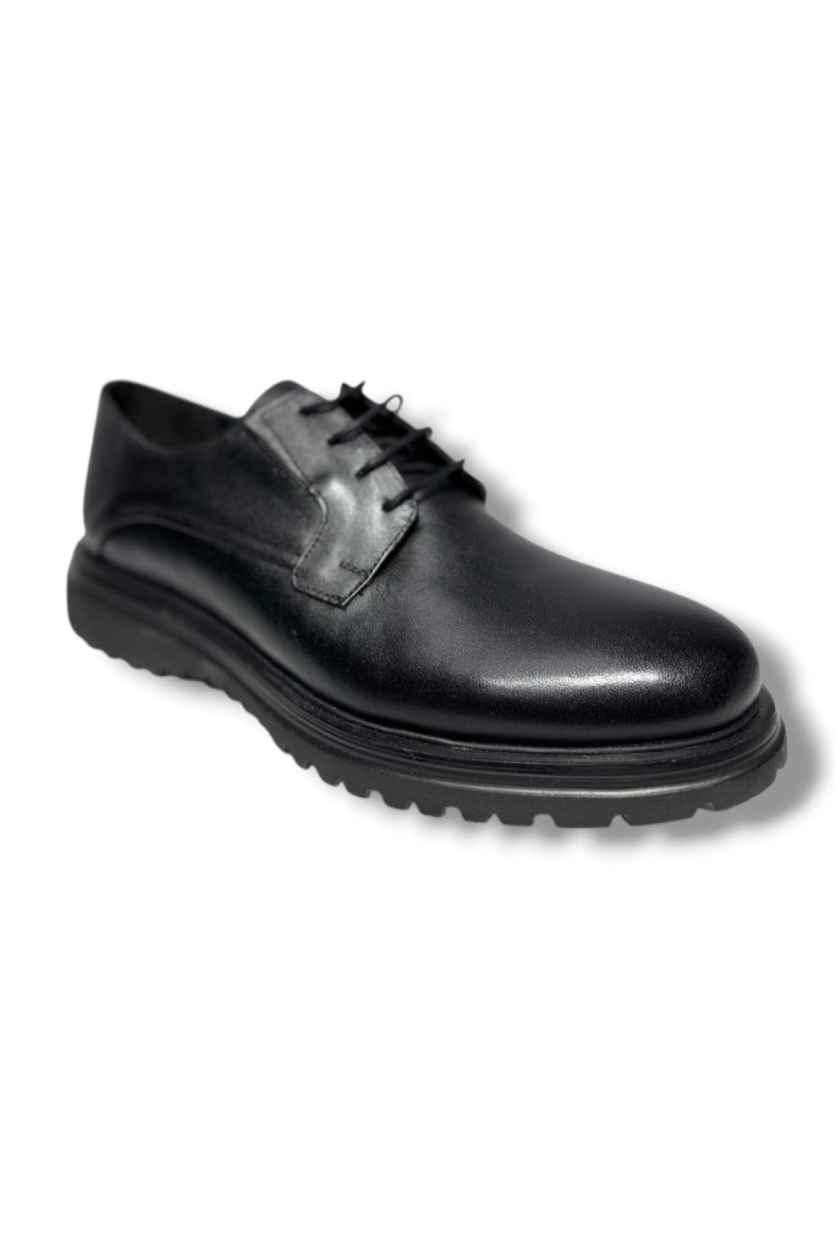 445-26 Hakiki Deri EvaTaban Bağcıklı Erkek Ayakkabı - Görsel 2