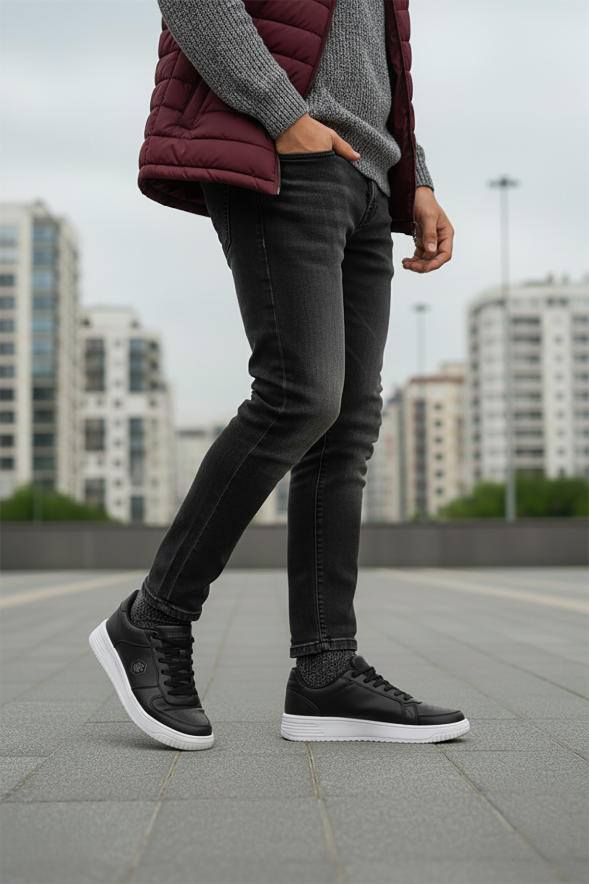 FINSTER 5FX Siyah Erkek Sneaker - Görsel 3