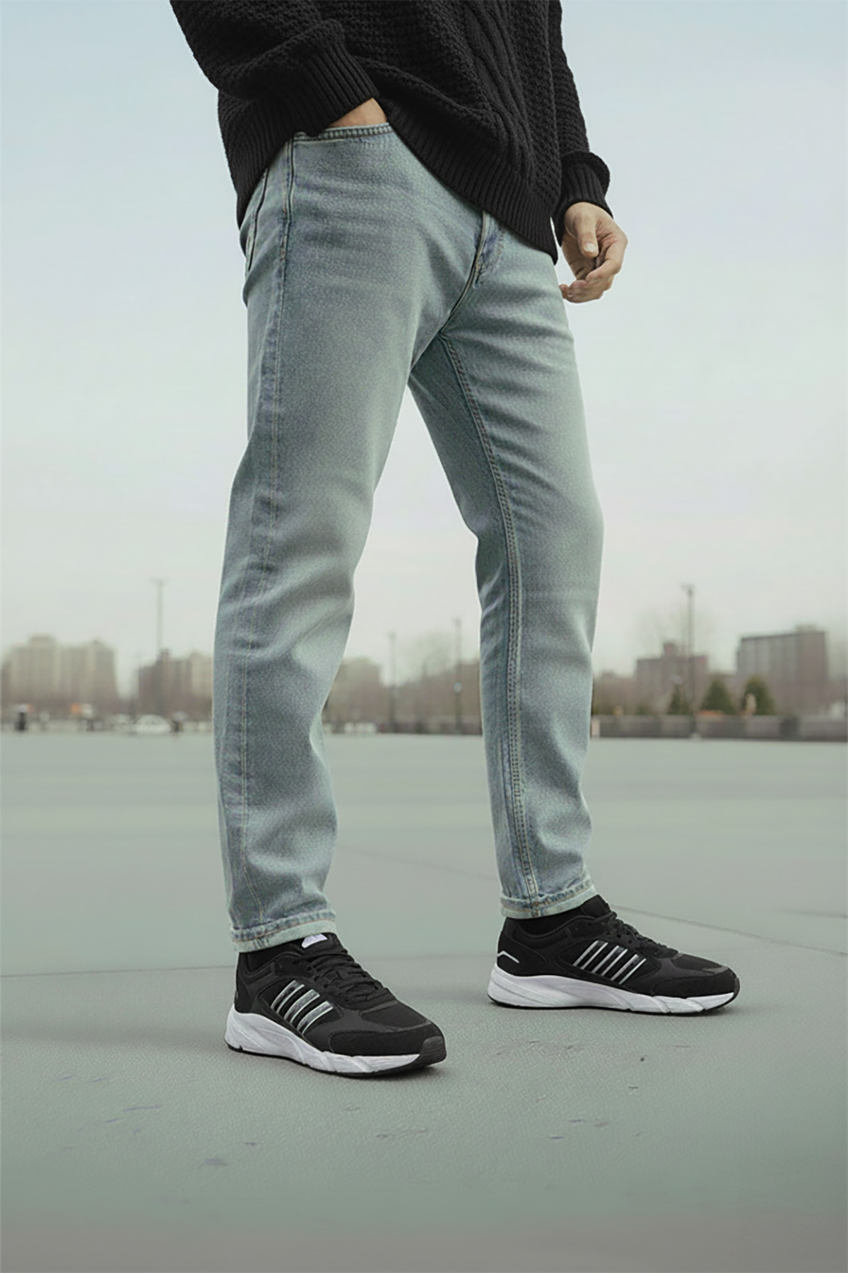 adidas CRAZYCHAOS 2000 Siyah Erkek Sneaker - Görsel 3