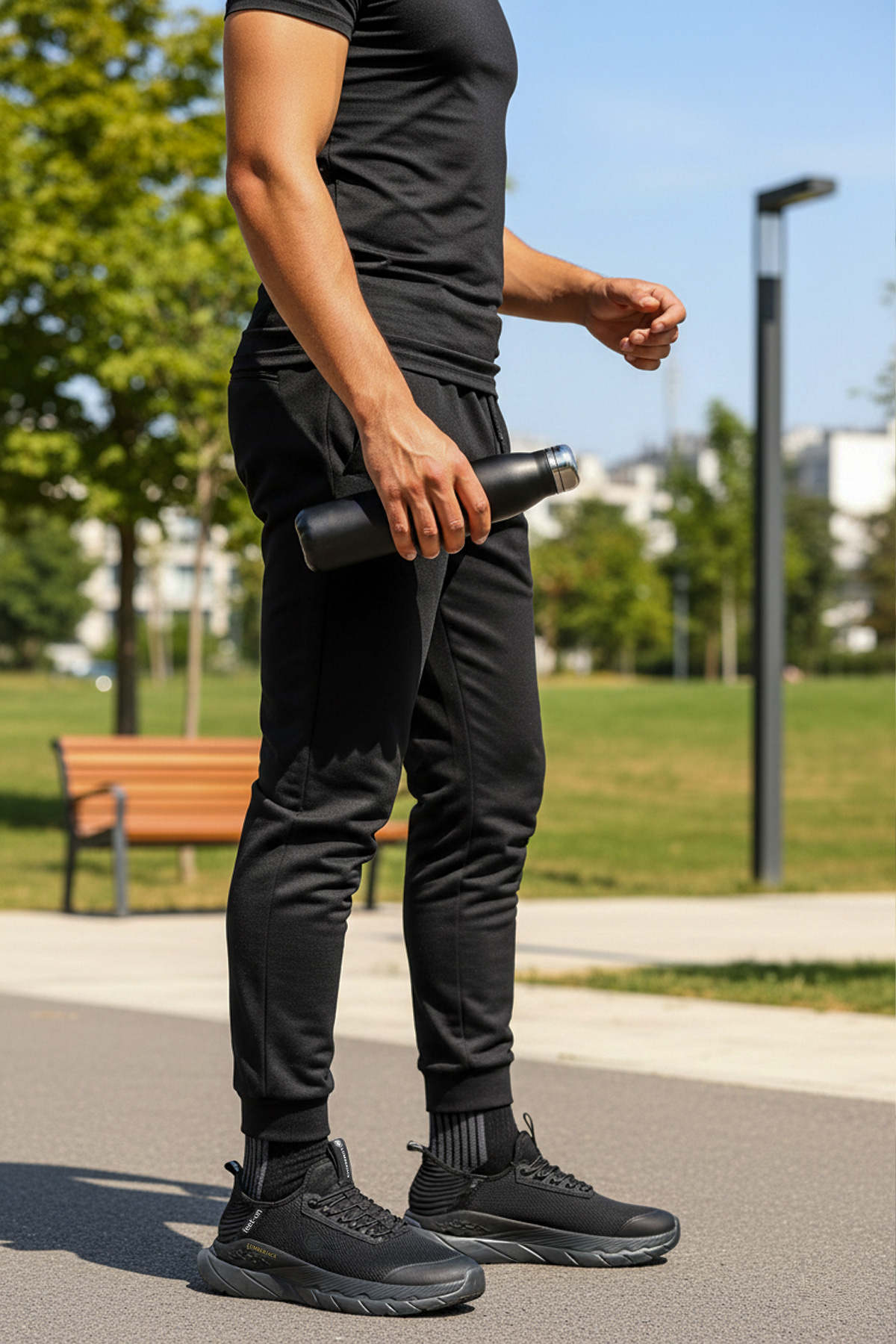 SAMSA 5PR Siyah Erkek Comfort Ayakkabı - Görsel 3