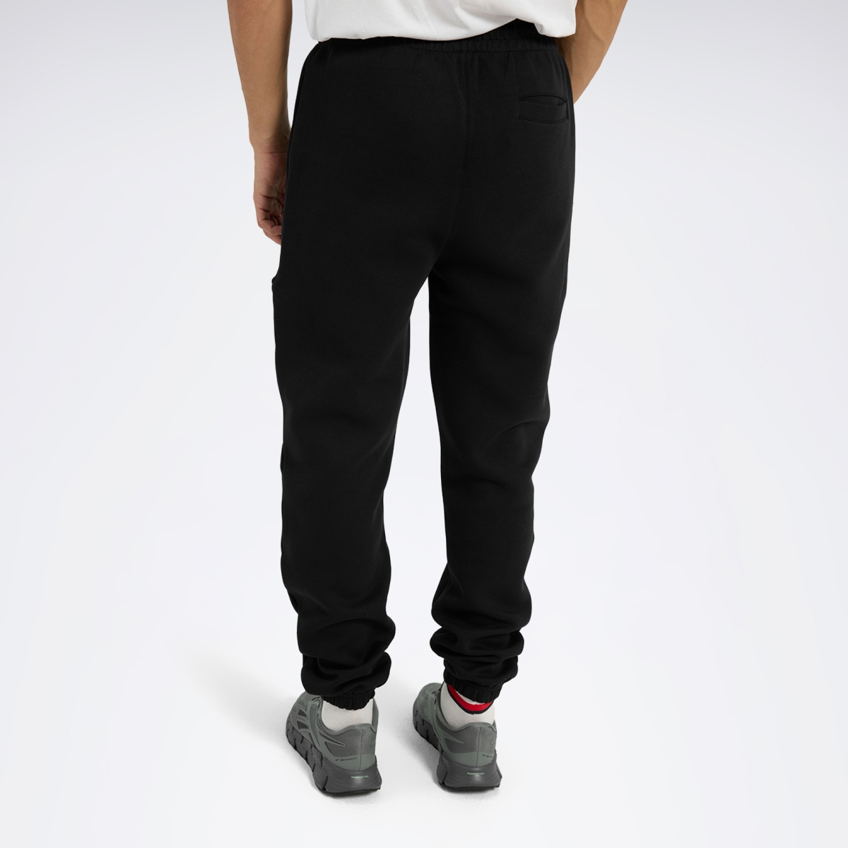 Reebok FLEECE MIX PANT Siyah Erkek Eşofman Altı