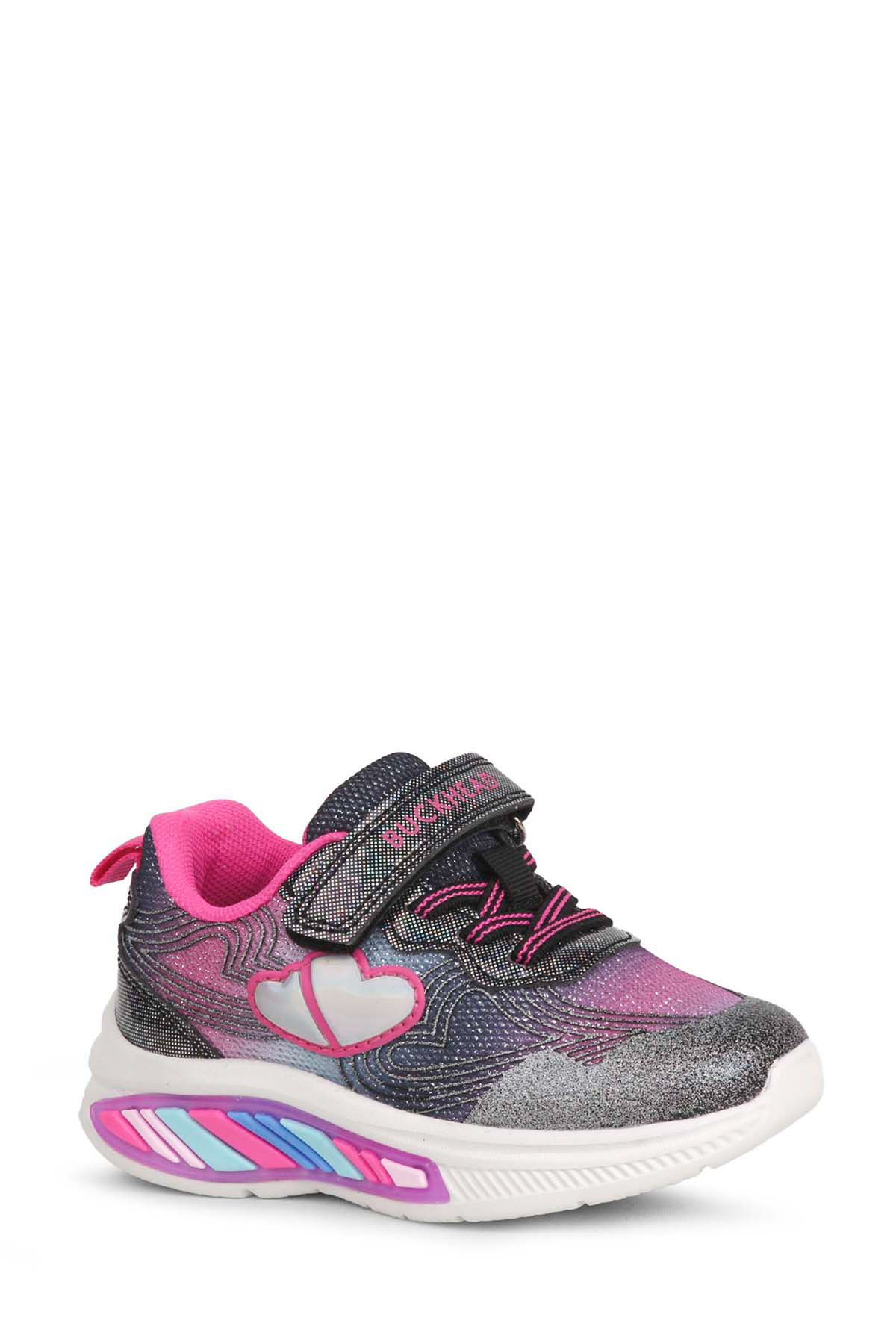 BUCK3042 NINA Siyah Kız Çocuk Sneaker - Görsel 3