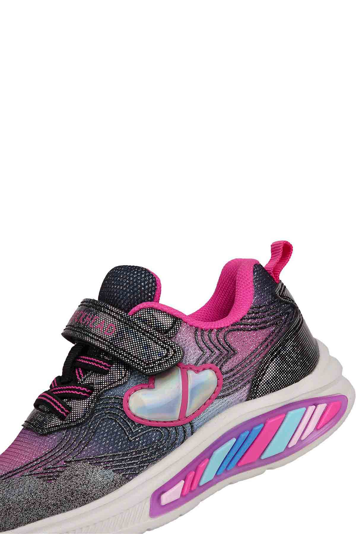 BUCK3042 NINA Siyah Kız Çocuk Sneaker - Görsel 7