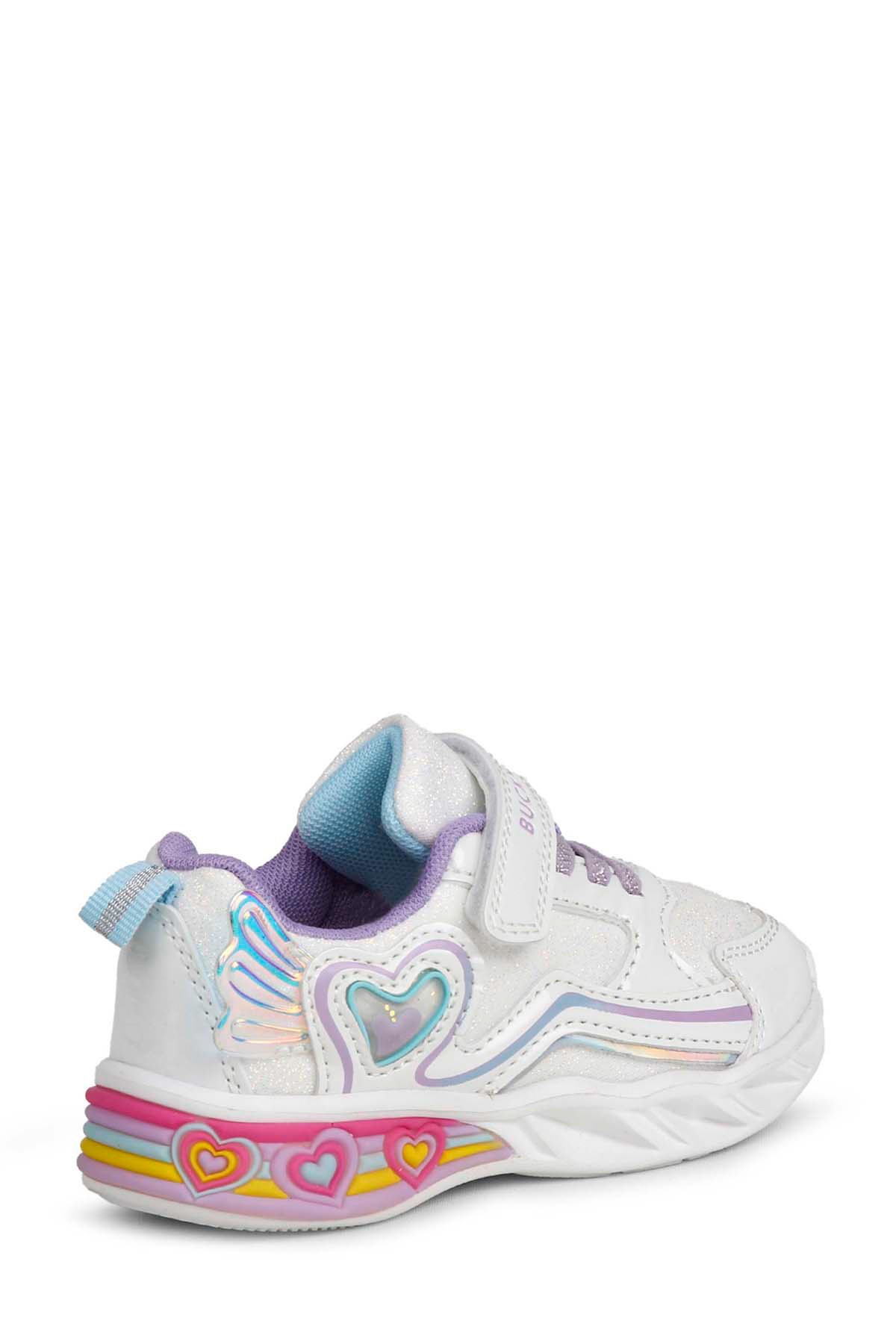 BUCK3046 BERRY Beyaz Kız Çocuk Sneaker - Görsel 4