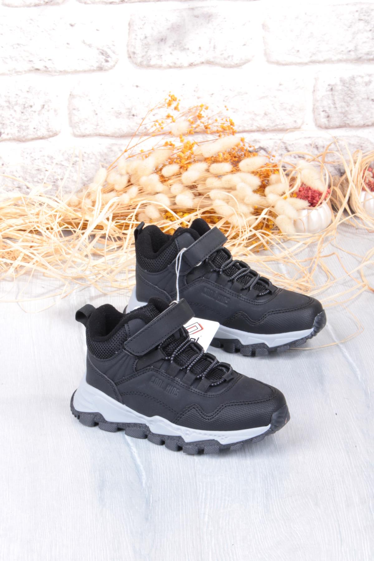 Cool Doruk Siyah Rahat Kaymaz Taban Erkek Çocuk Bot - Görsel 2