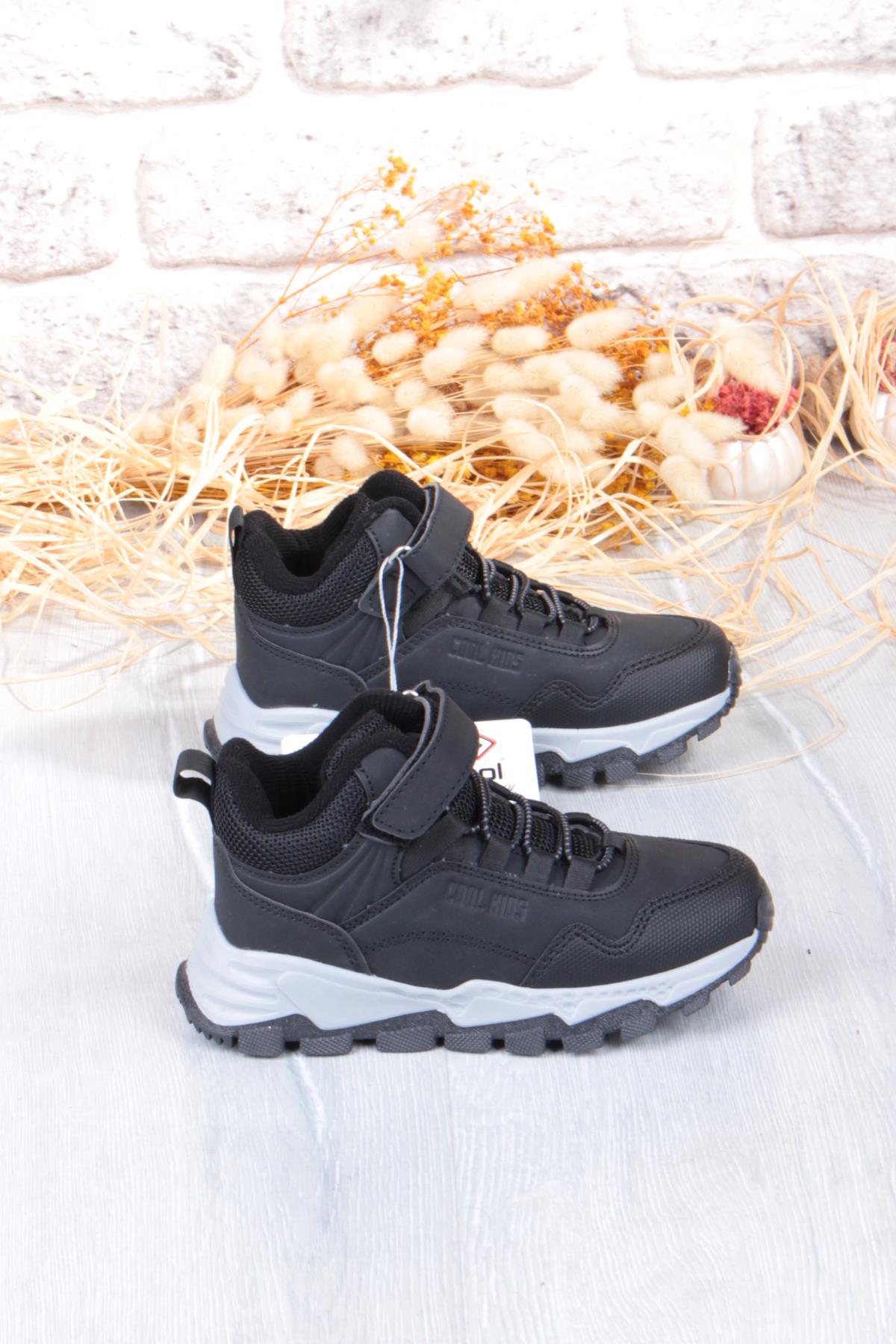 Cool Doruk Siyah Rahat Kaymaz Taban Erkek Çocuk Bot - Görsel 3