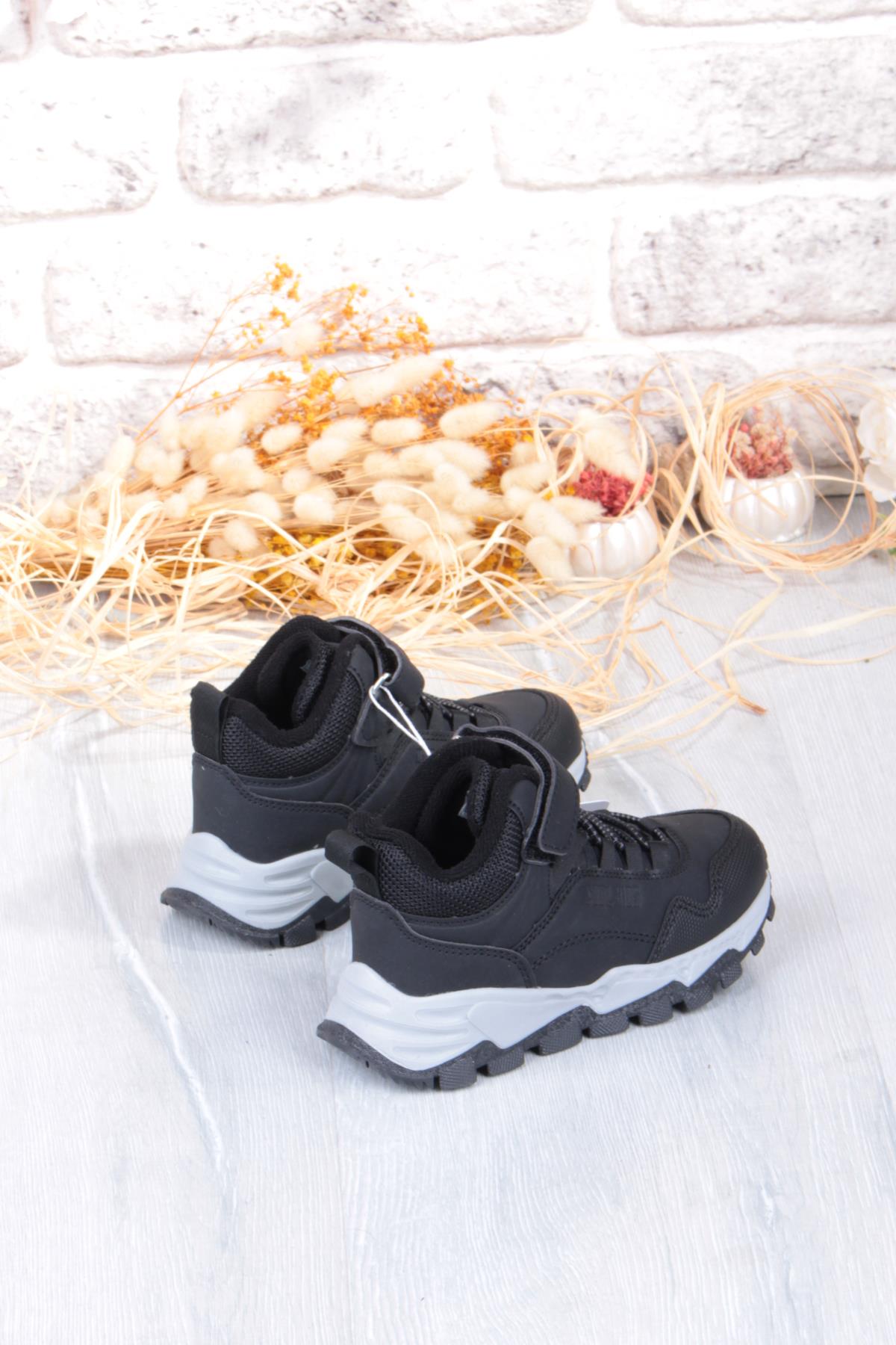 Cool Doruk Siyah Rahat Kaymaz Taban Erkek Çocuk Bot - Görsel 6