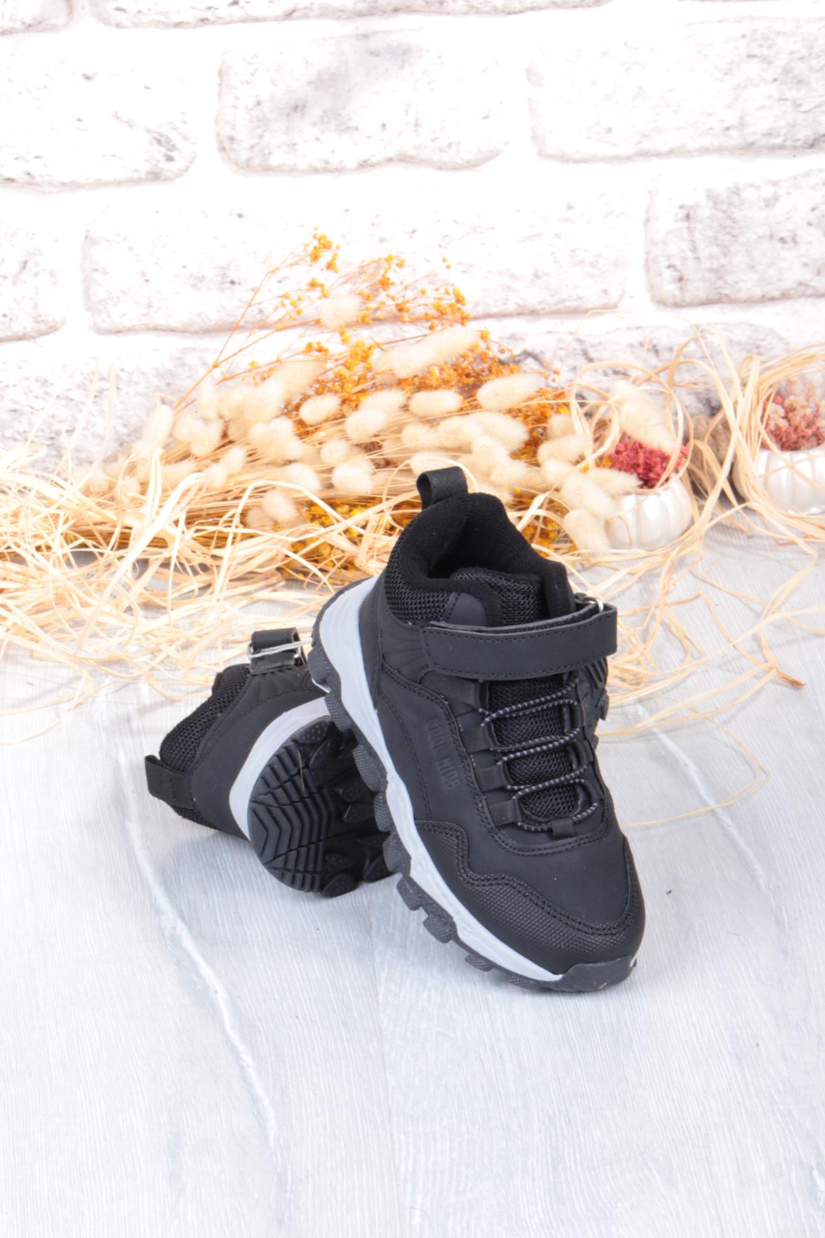 Cool Doruk Siyah Rahat Kaymaz Taban Erkek Çocuk Bot - Görsel 7