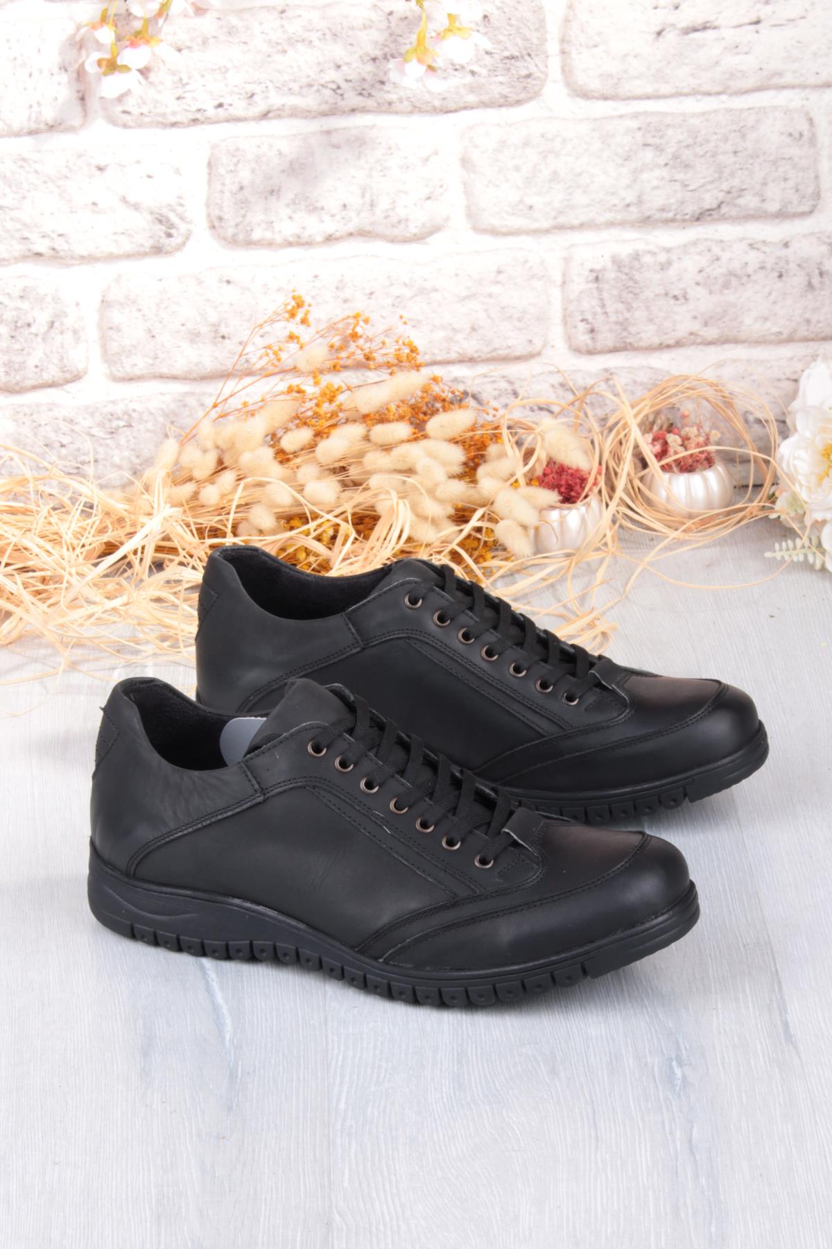 2038 Grezör Rahat Orijinal Hakiki Deri Erkek Ayakkabı - Görsel 2