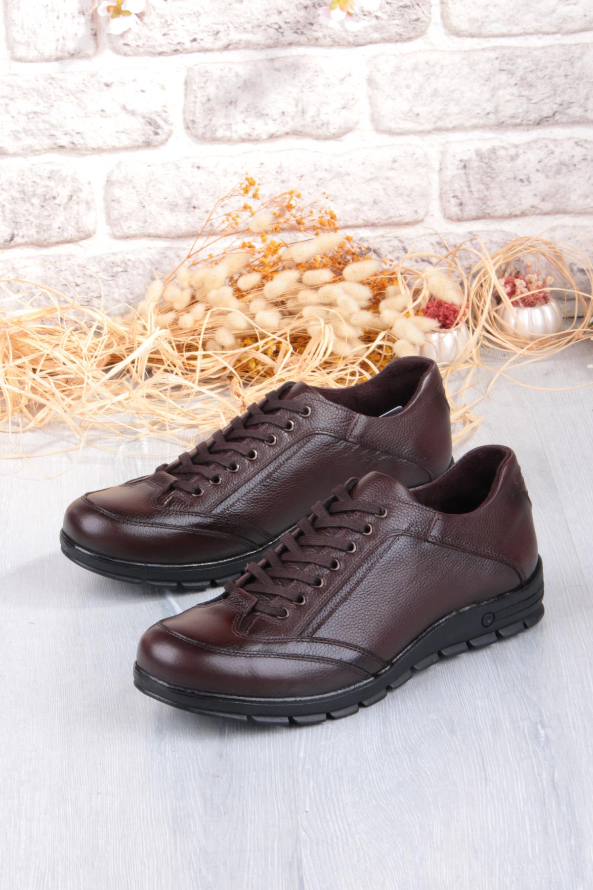 2038 Milano Rahat Kauçuk Taban Orijinal Hakiki Deri Erkek Ayakkabı - Görsel 2