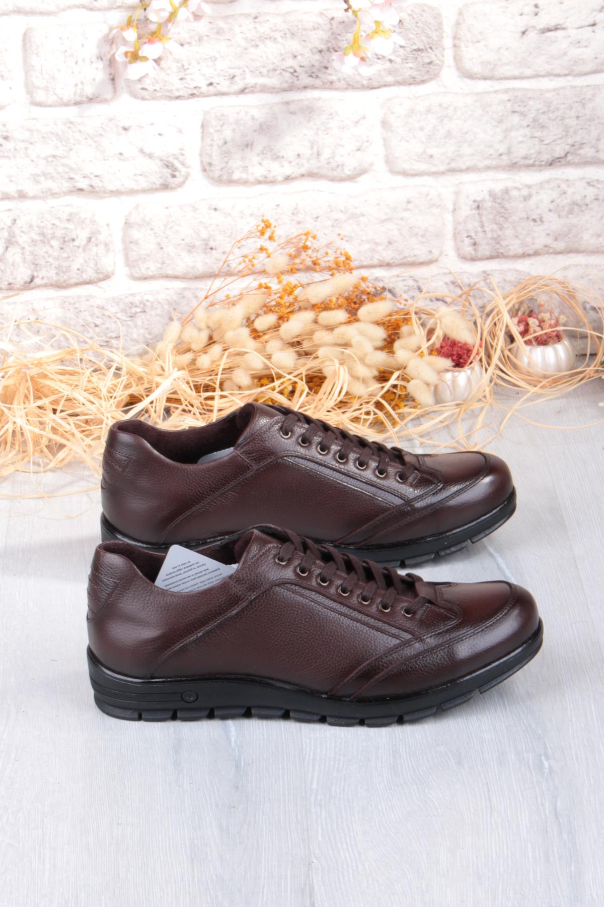 2038 Milano Rahat Kauçuk Taban Orijinal Hakiki Deri Erkek Ayakkabı - Görsel 3