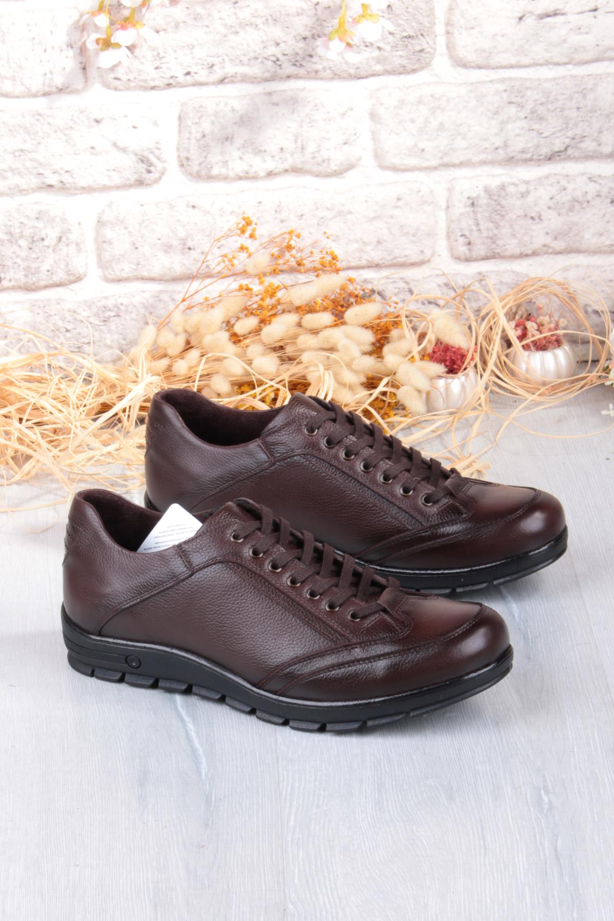 2038 Milano Rahat Kauçuk Taban Orijinal Hakiki Deri Erkek Ayakkabı - Görsel 5