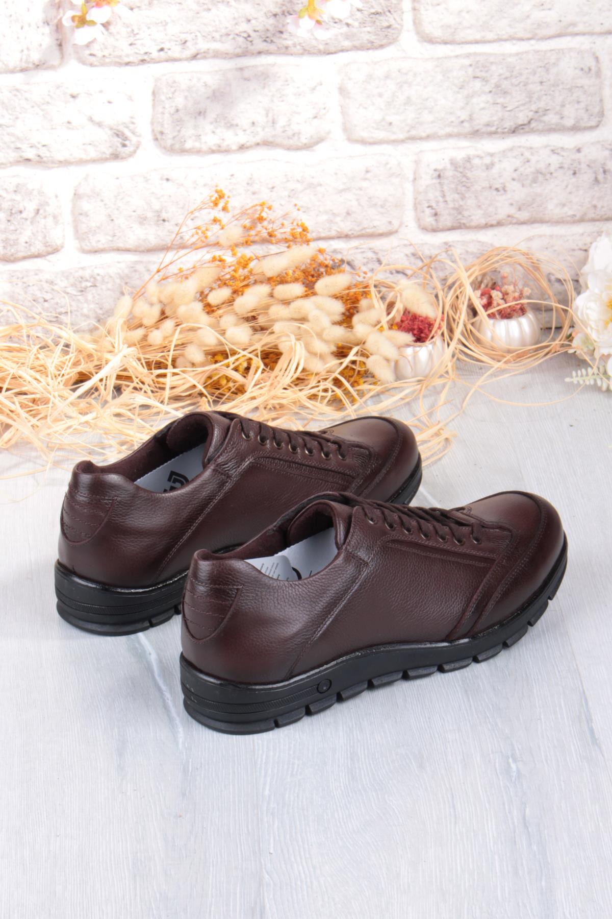 2038 Milano Rahat Kauçuk Taban Orijinal Hakiki Deri Erkek Ayakkabı - Görsel 7