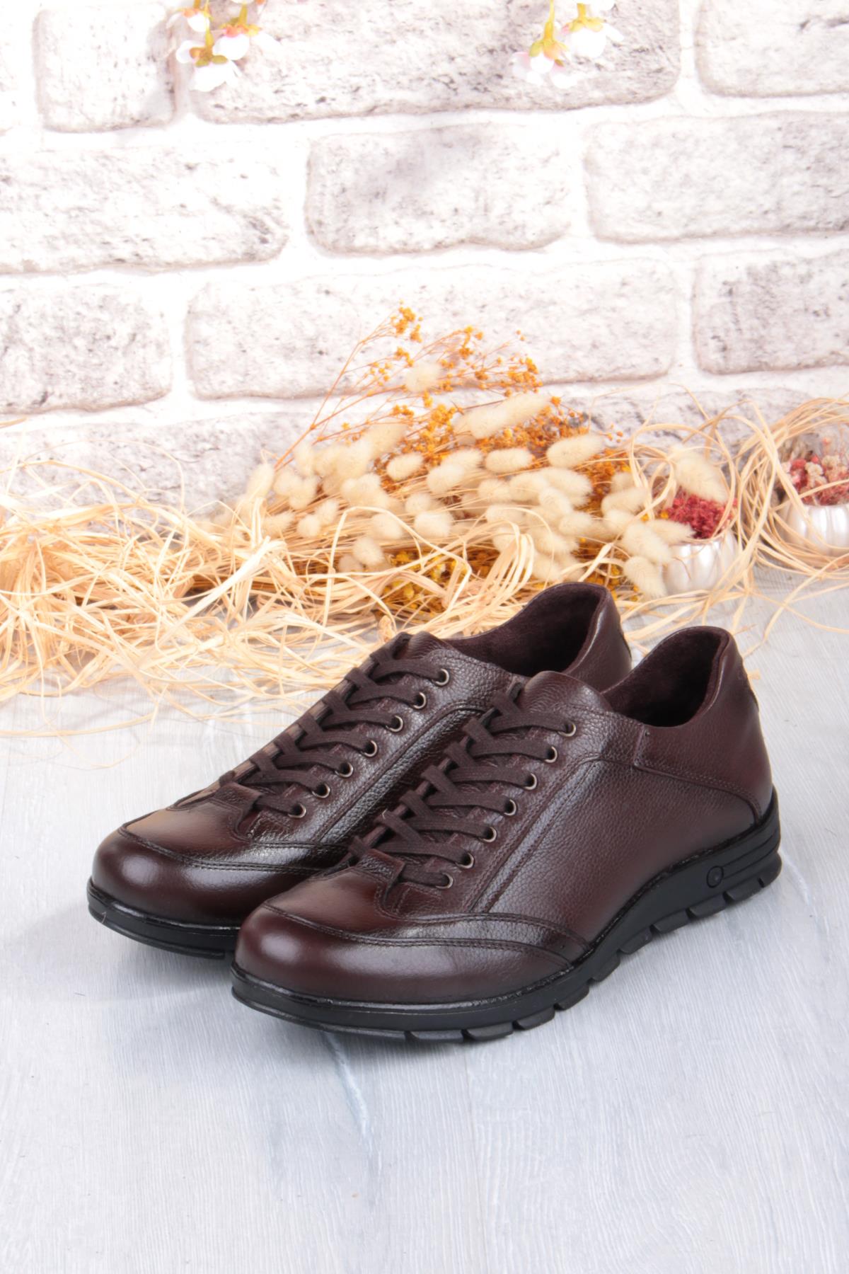 2038 Milano Rahat Kauçuk Taban Orijinal Hakiki Deri Erkek Ayakkabı - Görsel 8