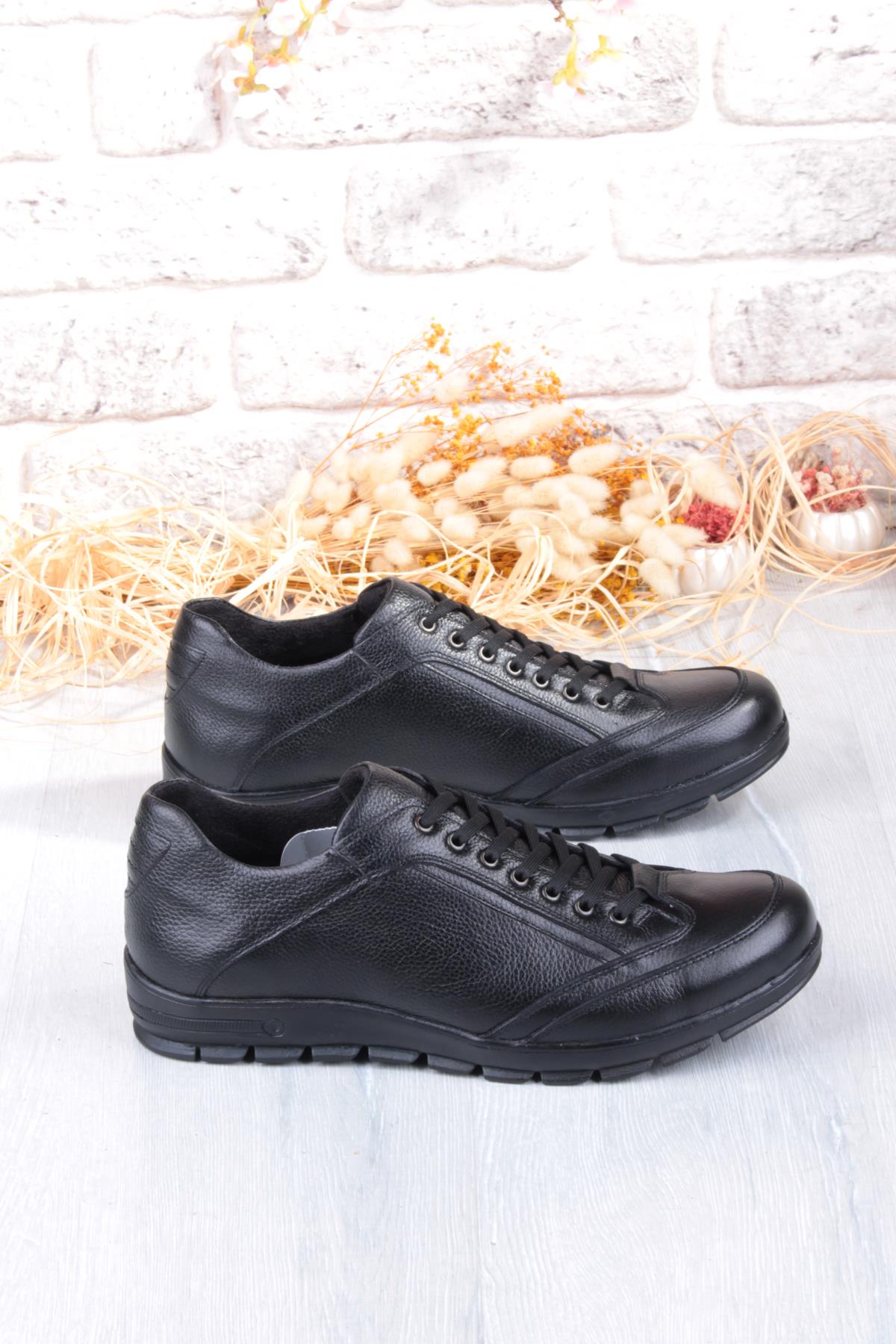 2038 Milano Rahat Kauçuk Taban Orijinal Hakiki Deri Erkek Ayakkabı - Görsel 3