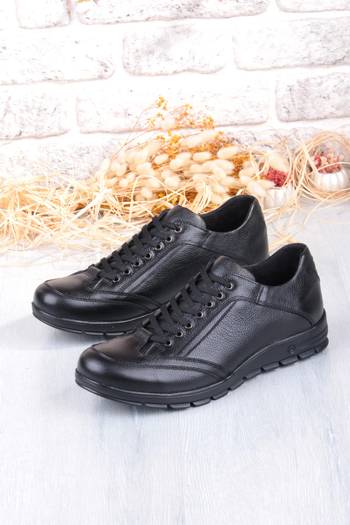 2038 Milano Rahat Kauçuk Taban Orijinal Hakiki Deri Erkek Ayakkabı - Görsel 5