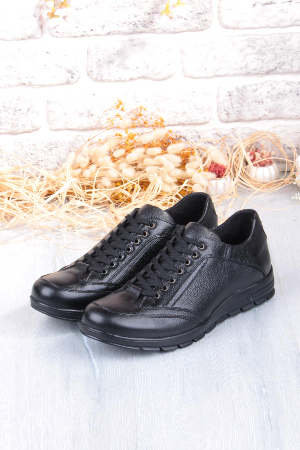 2038 Milano Rahat Kauçuk Taban Orijinal Hakiki Deri Erkek Ayakkabı - Görsel 8