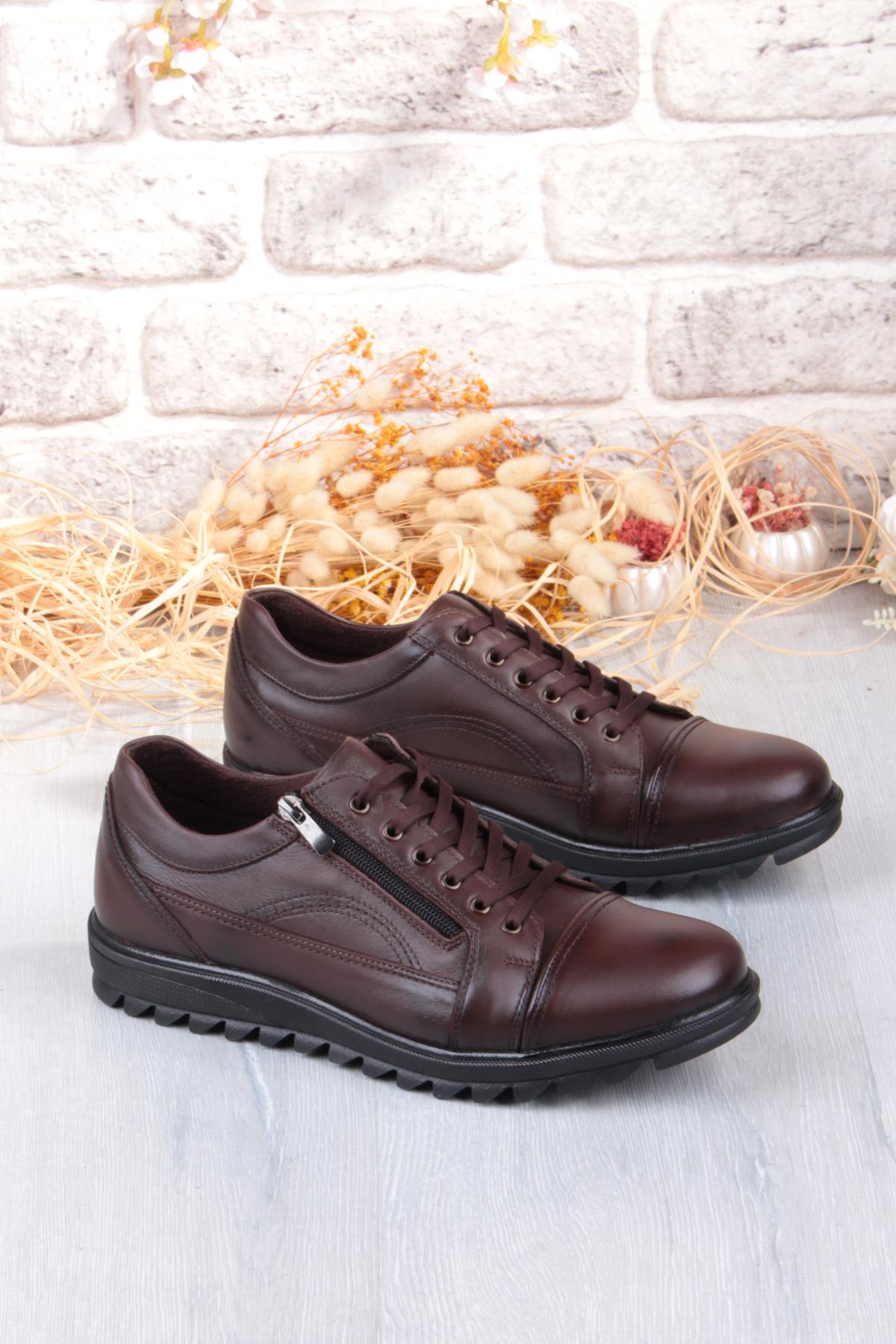 5177 Rahat Kauçuk Taban Orijinal Hakiki Deri Erkek Ayakkabı - Görsel 2