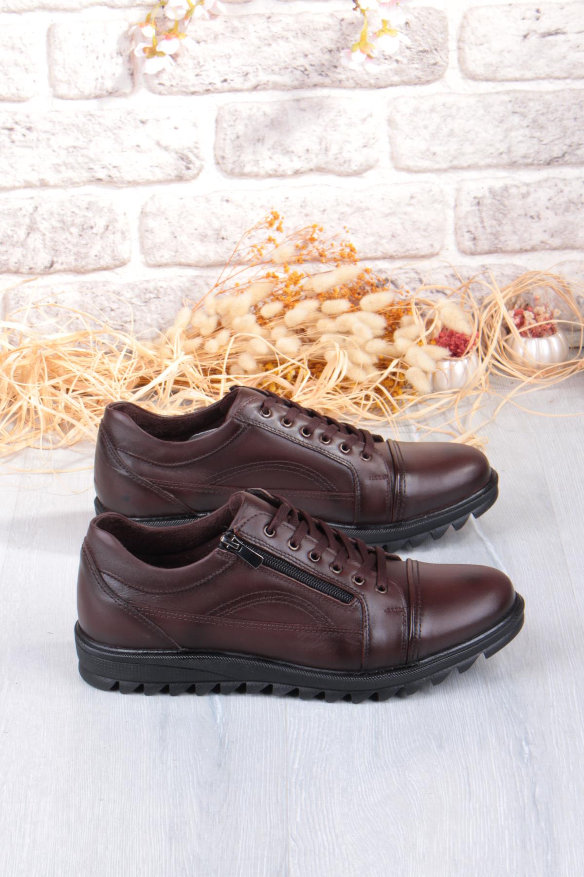 5177 Rahat Kauçuk Taban Orijinal Hakiki Deri Erkek Ayakkabı - Görsel 3