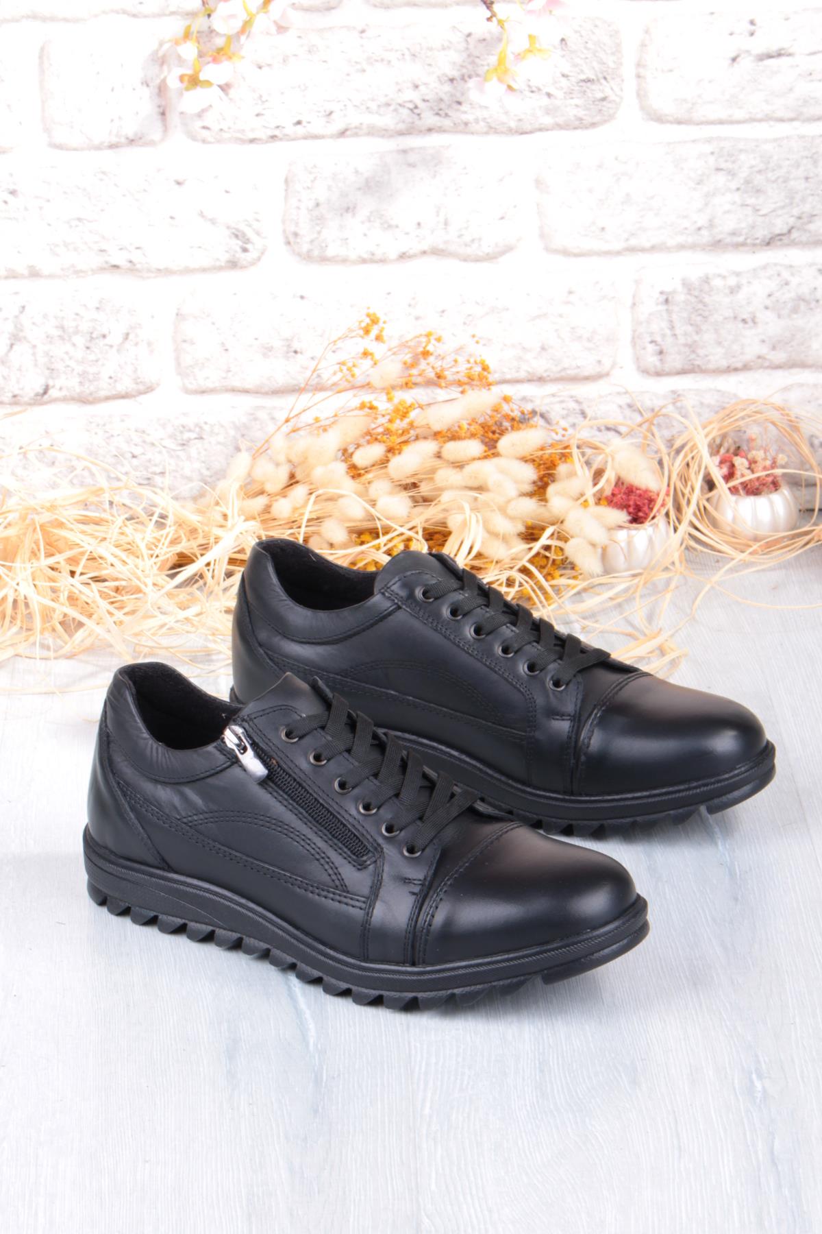 5177 Rahat Kauçuk Taban Orijinal Hakiki Deri Erkek Ayakkabı - Görsel 2