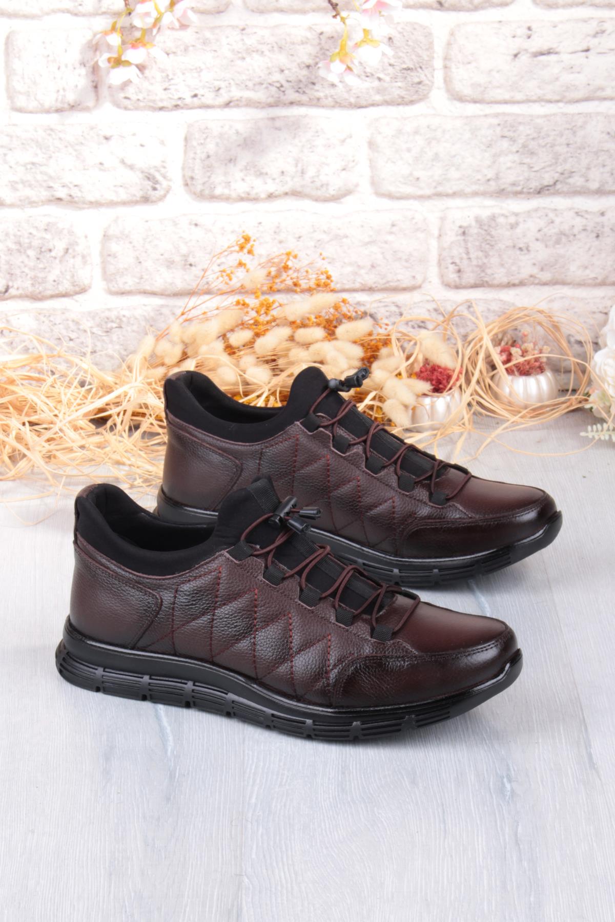 8296 Rahat Kauçuk Taban Orijinal Hakiki Deri Erkek Ayakkabı - Görsel 2