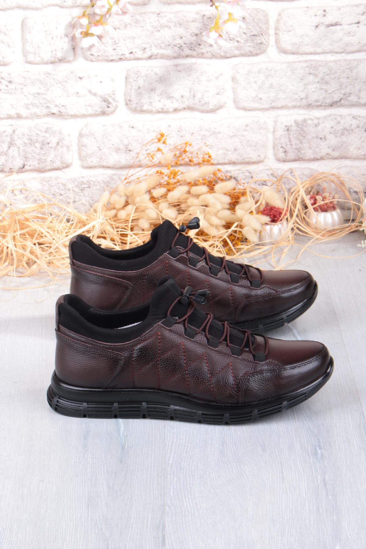 8296 Rahat Kauçuk Taban Orijinal Hakiki Deri Erkek Ayakkabı - Görsel 3