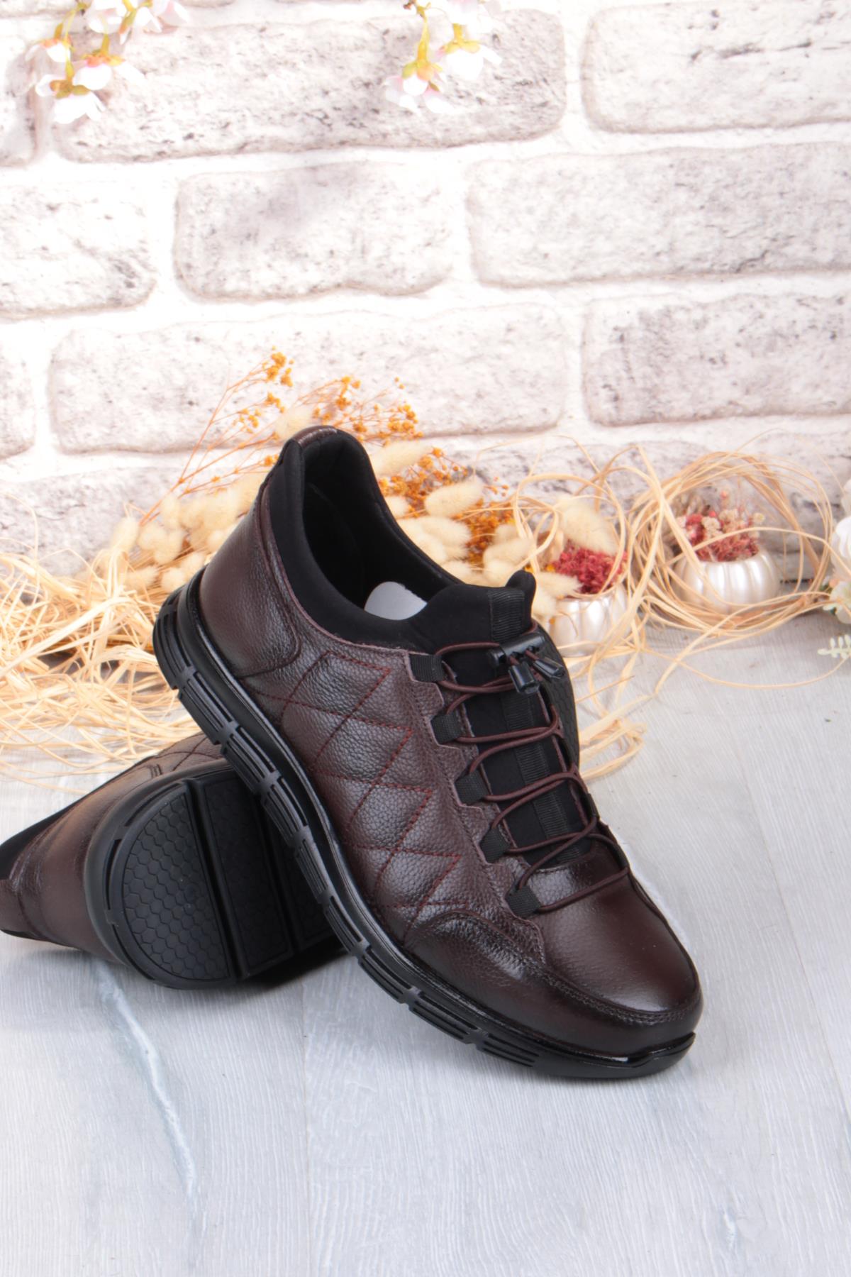 8296 Rahat Kauçuk Taban Orijinal Hakiki Deri Erkek Ayakkabı - Görsel 7