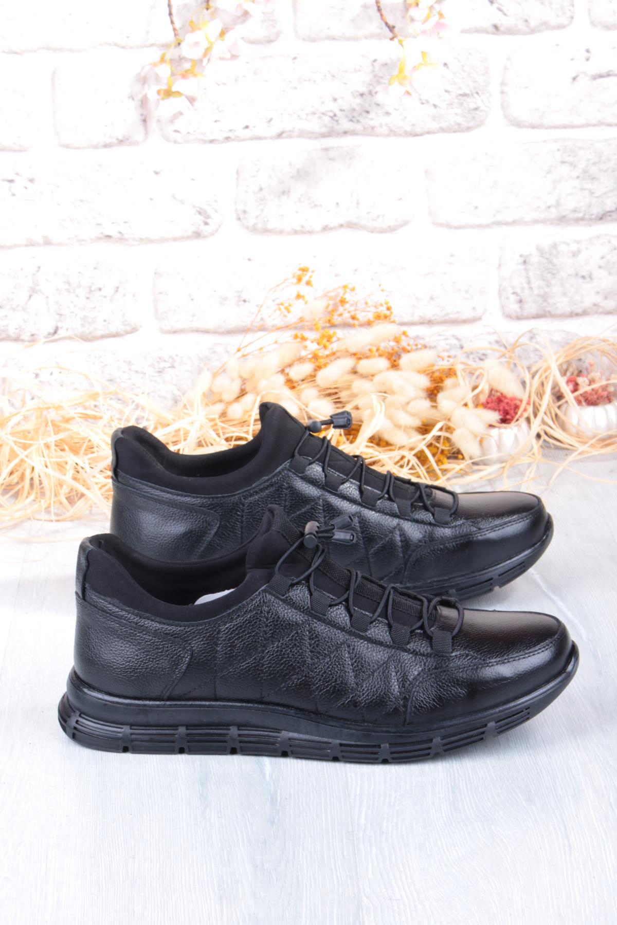 8296 Rahat Kauçuk Taban Orijinal Hakiki Deri Erkek Ayakkabı - Görsel 3