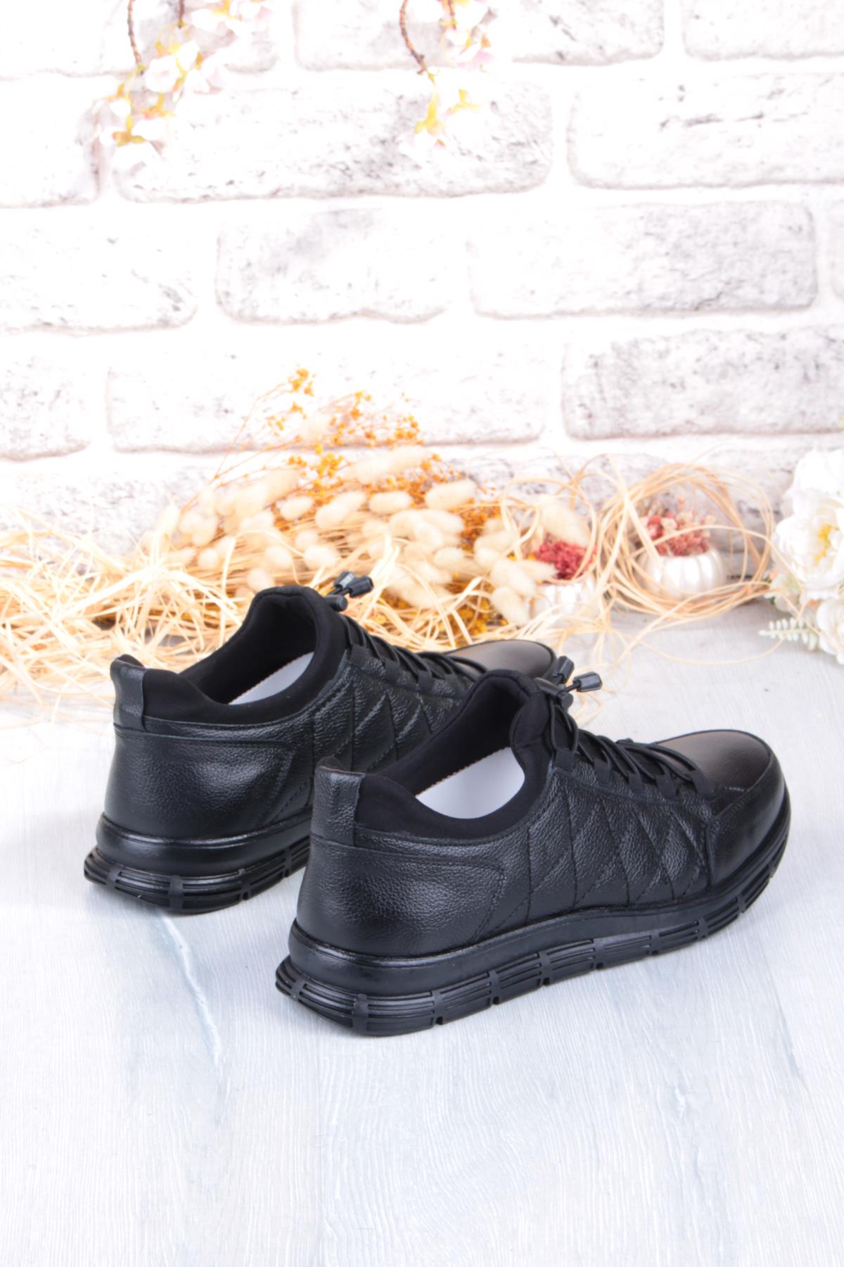 8296 Rahat Kauçuk Taban Orijinal Hakiki Deri Erkek Ayakkabı - Görsel 6