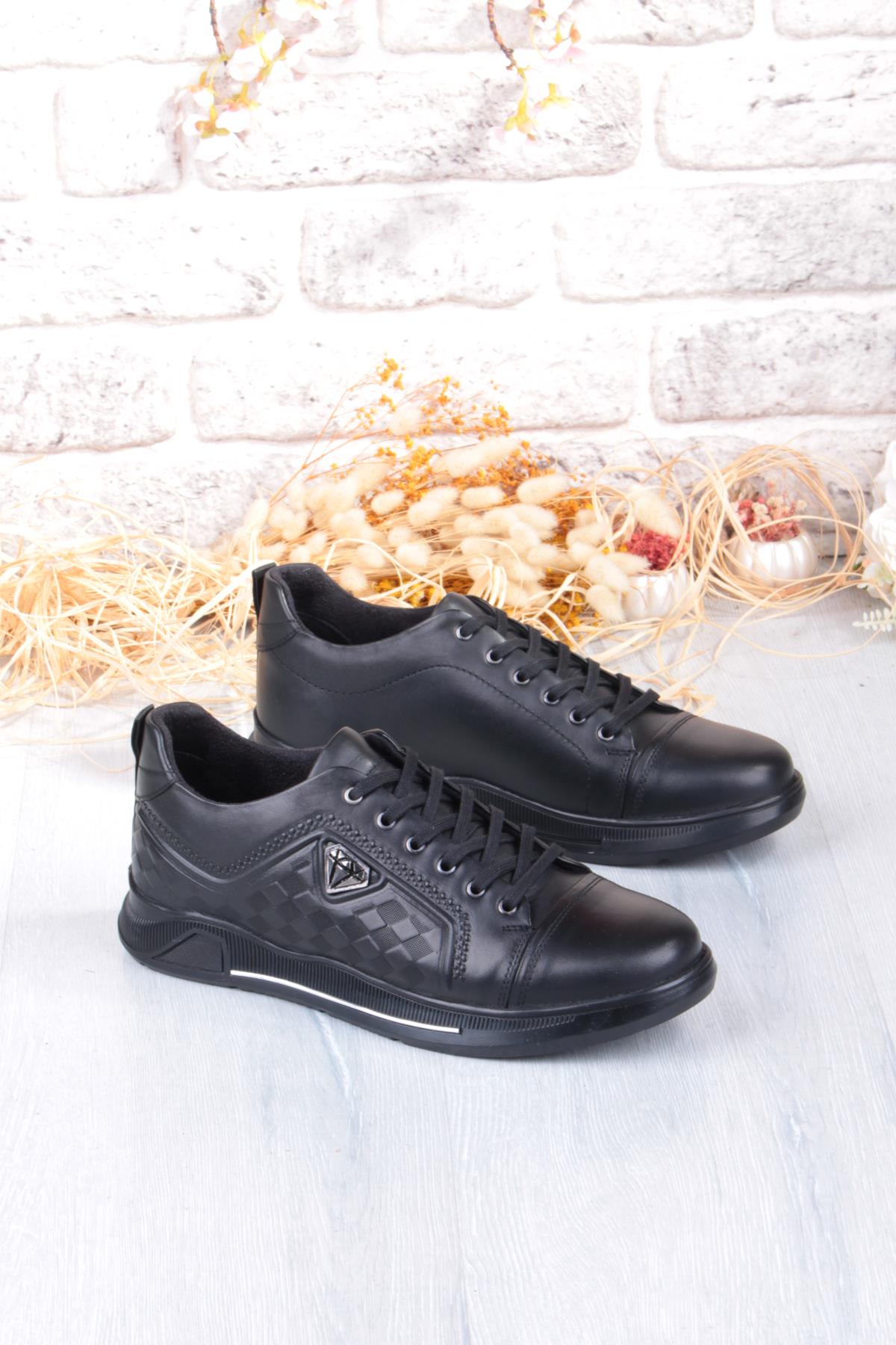 9022 Napa Rahat Kauçuk Taban Orijinal Hakiki Deri Erkek Ayakkabı - Görsel 2