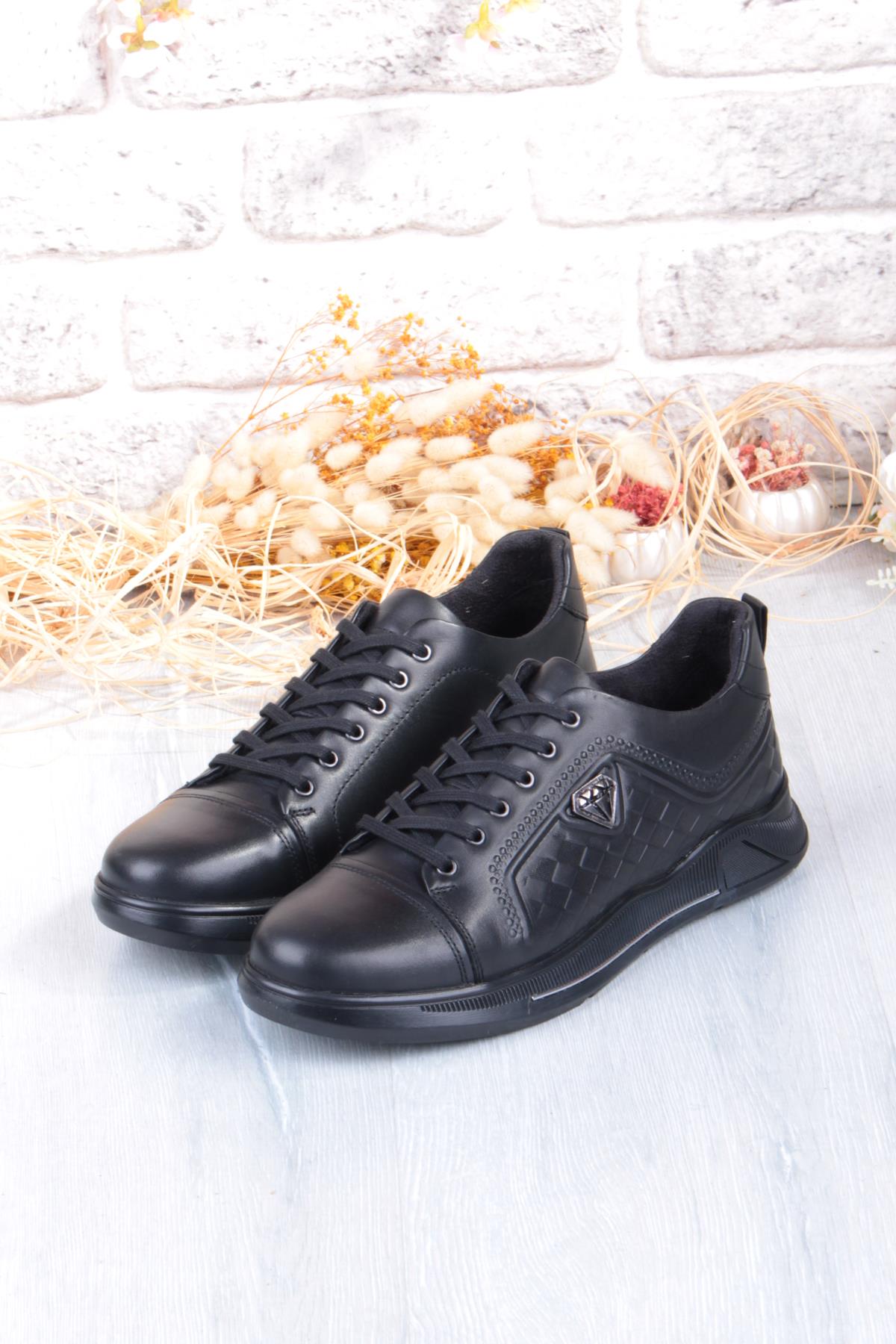 9022 Napa Rahat Kauçuk Taban Orijinal Hakiki Deri Erkek Ayakkabı - Görsel 8