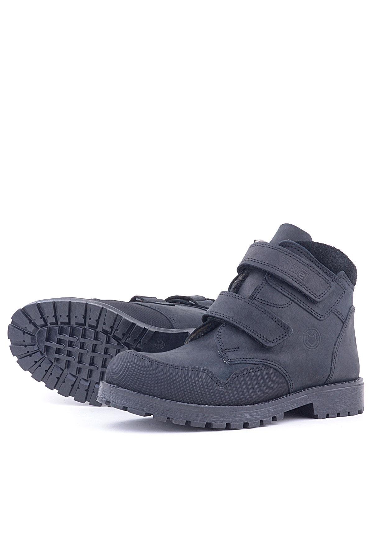 Pixel Hakiki Deri Siyah Nubuk Cırtlı Erkek Çocuk Bot - Görsel 8