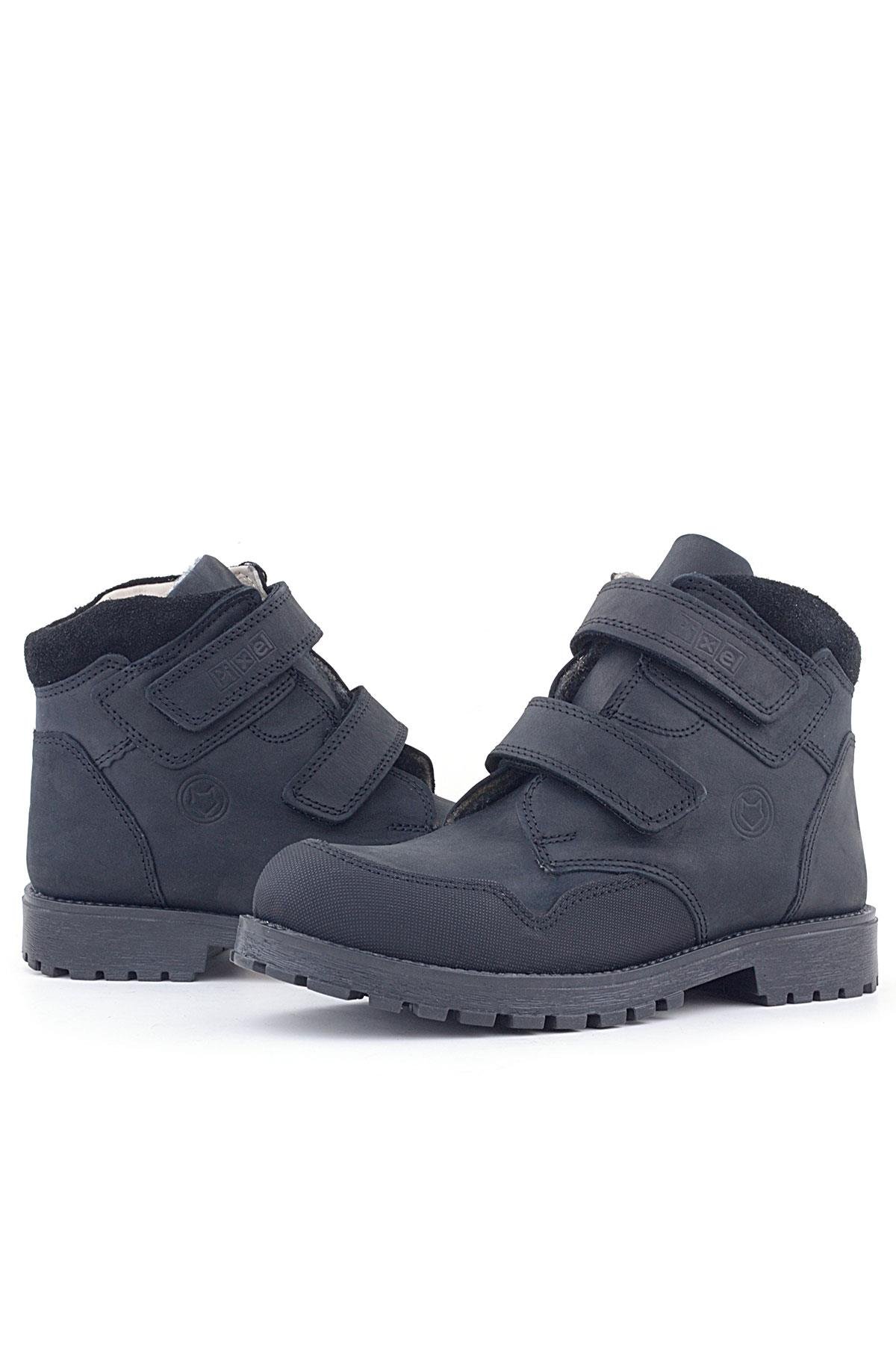 Pixel Hakiki Deri Siyah Nubuk Cırtlı Erkek Çocuk Bot - Görsel 9