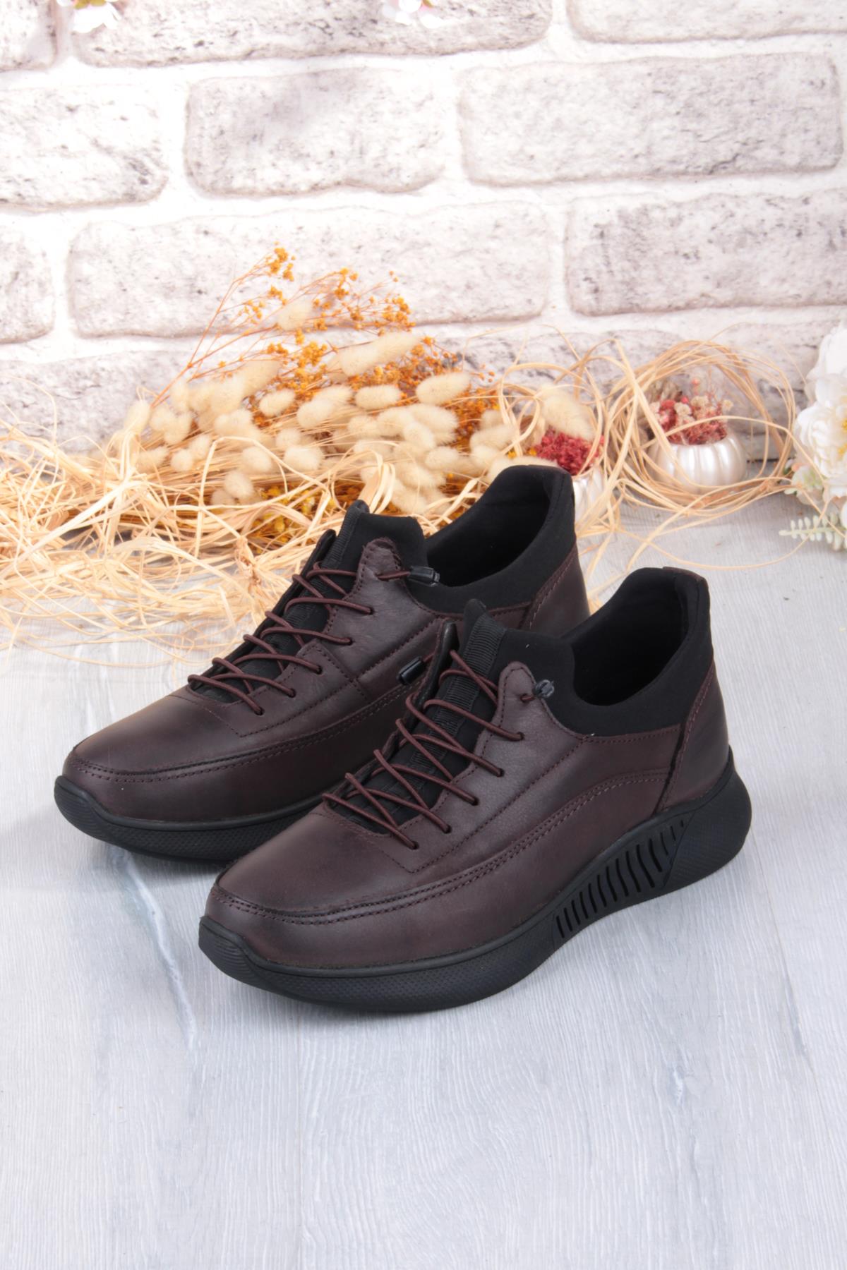 8351 Rahat Kauçuk Taban Orijinal Hakiki Deri Erkek Ayakkabı - Görsel 5