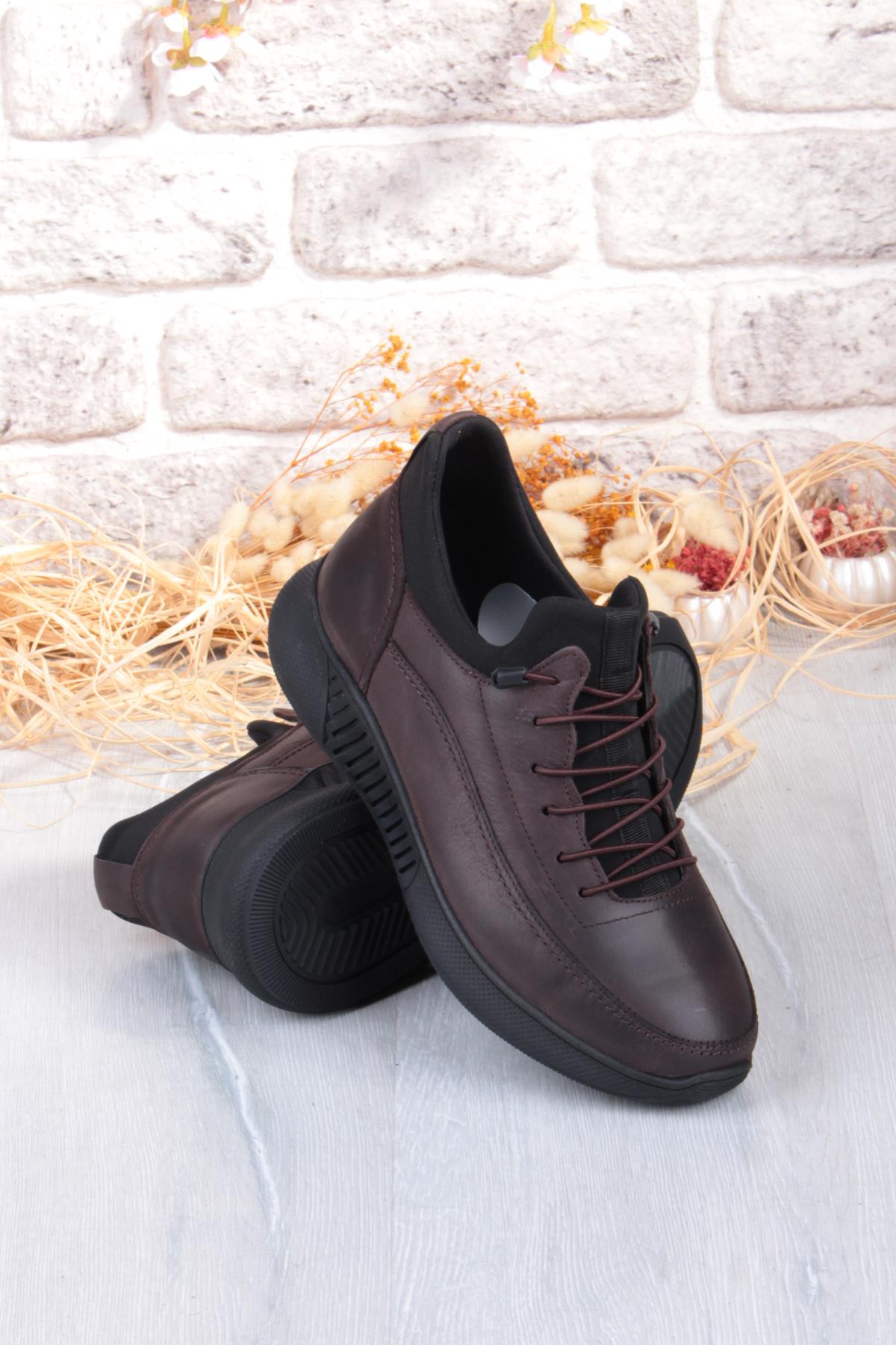 8351 Rahat Kauçuk Taban Orijinal Hakiki Deri Erkek Ayakkabı - Görsel 7