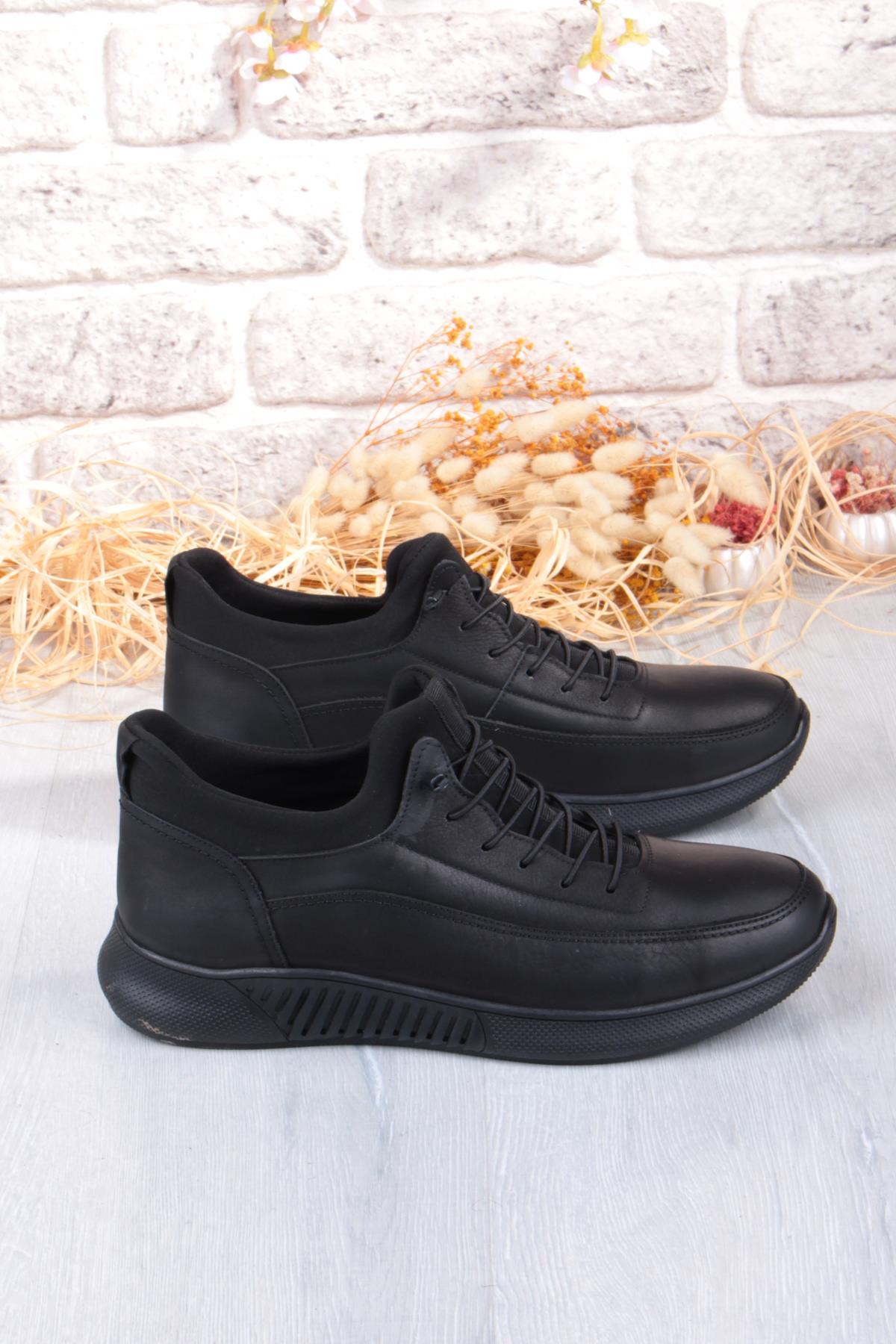 8351 Rahat Kauçuk Taban Orijinal Hakiki Deri Erkek Ayakkabı - Görsel 3