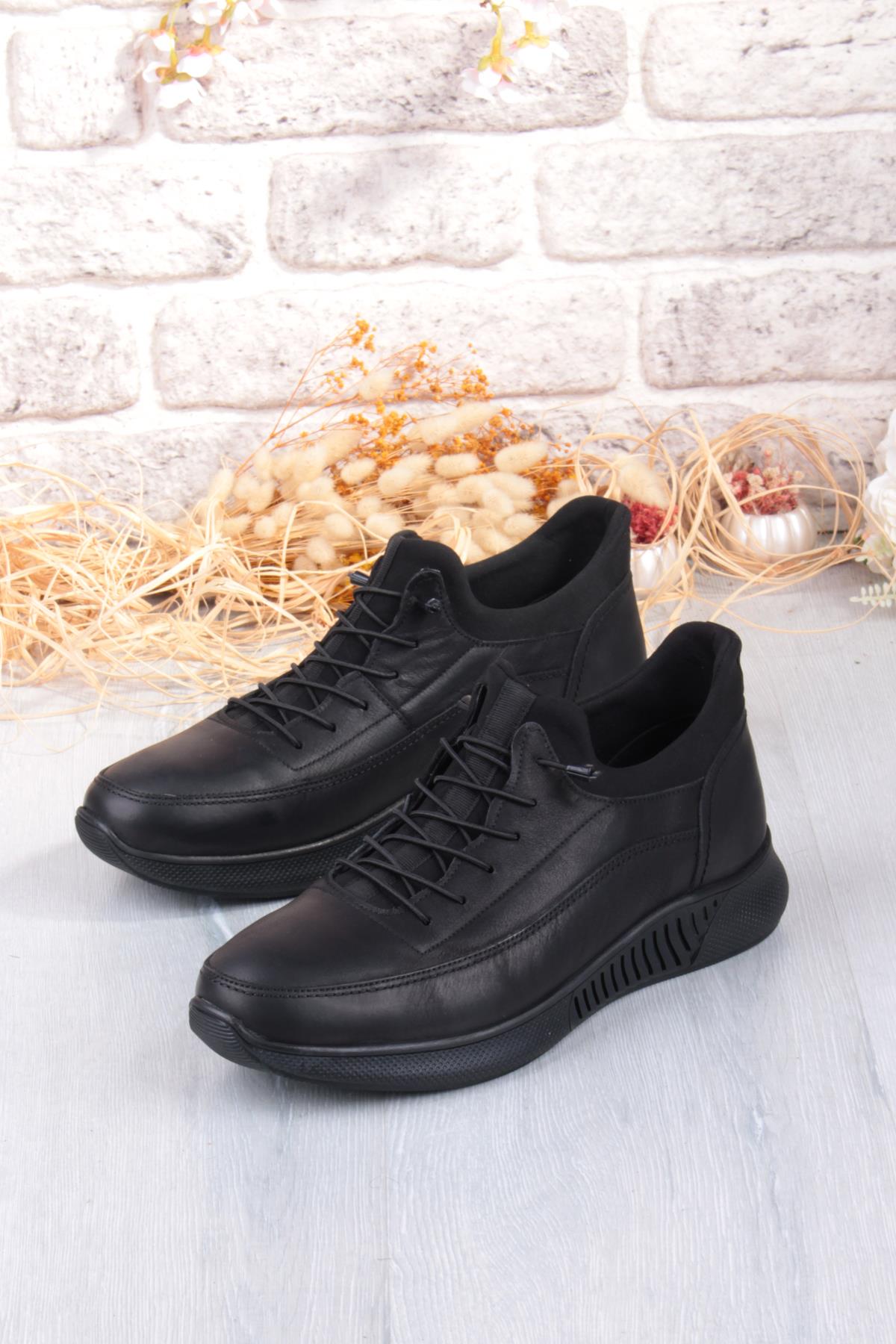 8351 Rahat Kauçuk Taban Orijinal Hakiki Deri Erkek Ayakkabı - Görsel 5