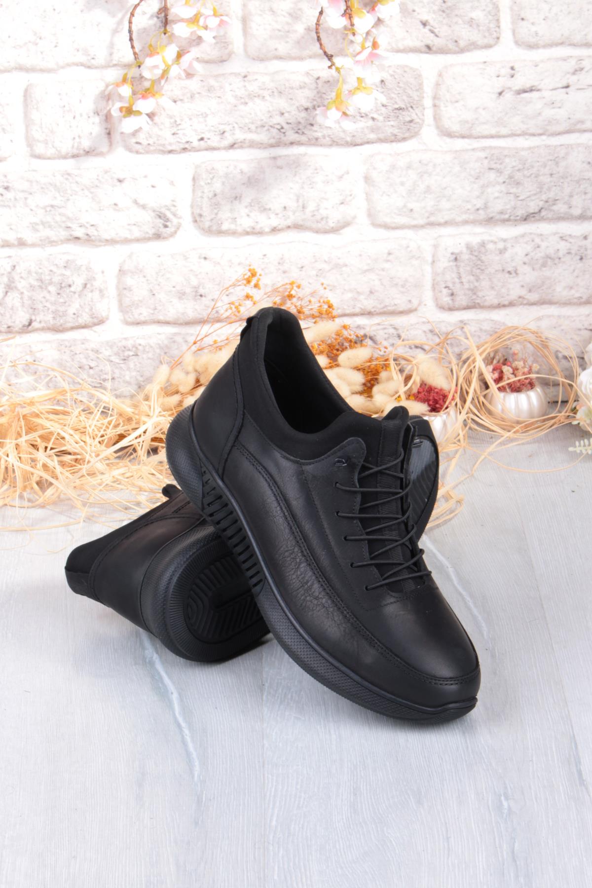 8351 Rahat Kauçuk Taban Orijinal Hakiki Deri Erkek Ayakkabı - Görsel 7