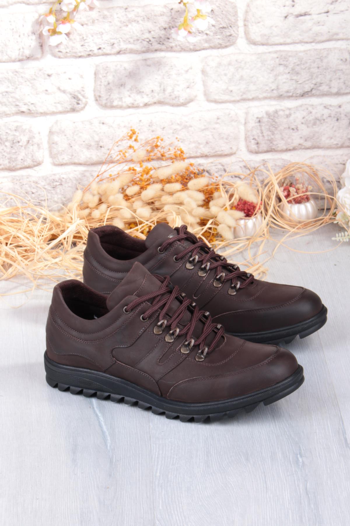 5151 Grezör Rahat Kauçuk Taban Orijinal Hakiki Deri Erkek Ayakkabı - Görsel 2