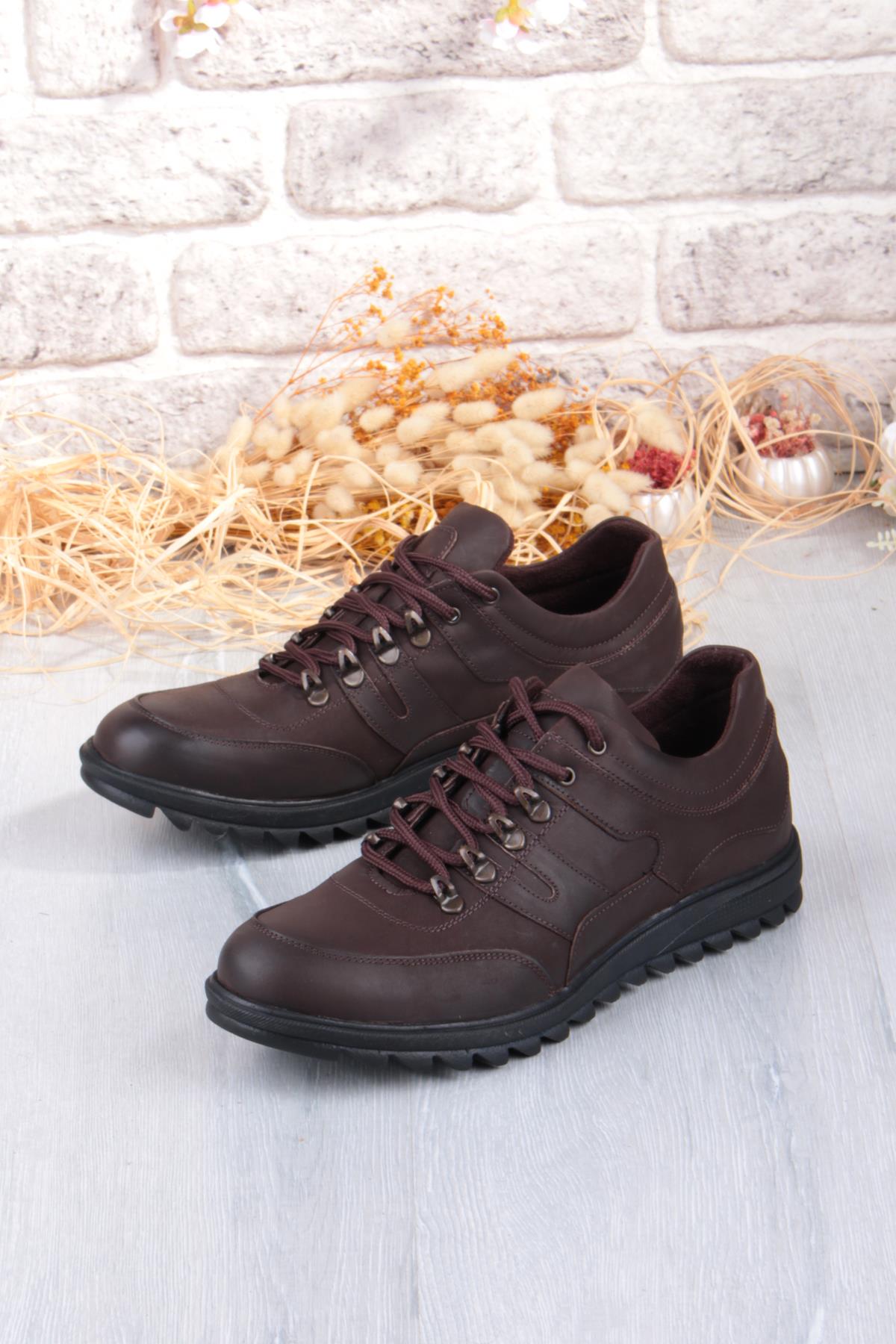 5151 Grezör Rahat Kauçuk Taban Orijinal Hakiki Deri Erkek Ayakkabı - Görsel 5