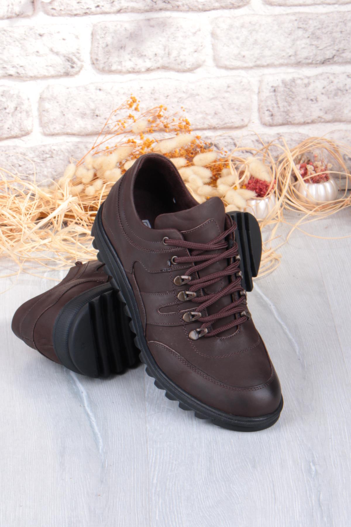 5151 Grezör Rahat Kauçuk Taban Orijinal Hakiki Deri Erkek Ayakkabı - Görsel 7