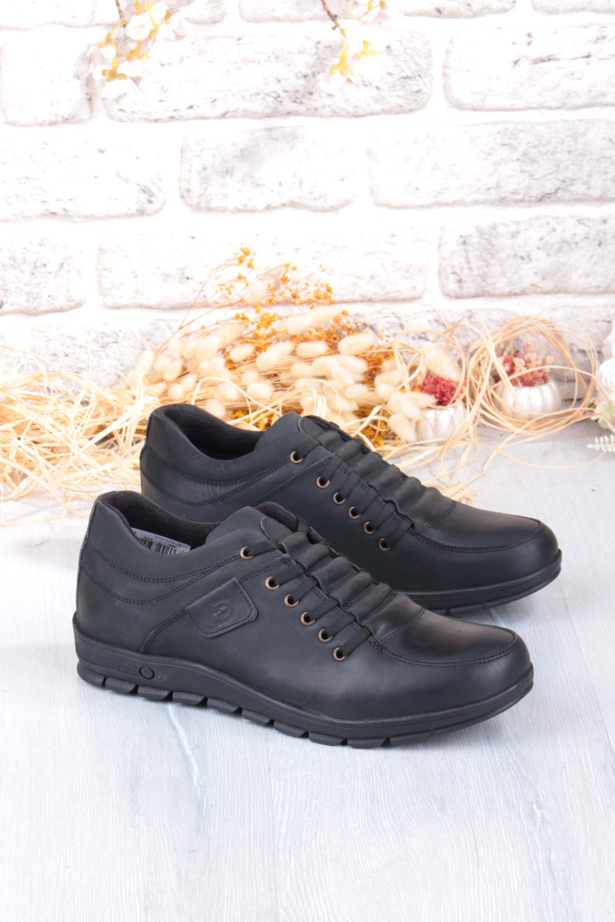 3330 Grezör Rahat Kauçuk Taban Orijinal Hakiki Deri Erkek Ayakkabı - Görsel 2