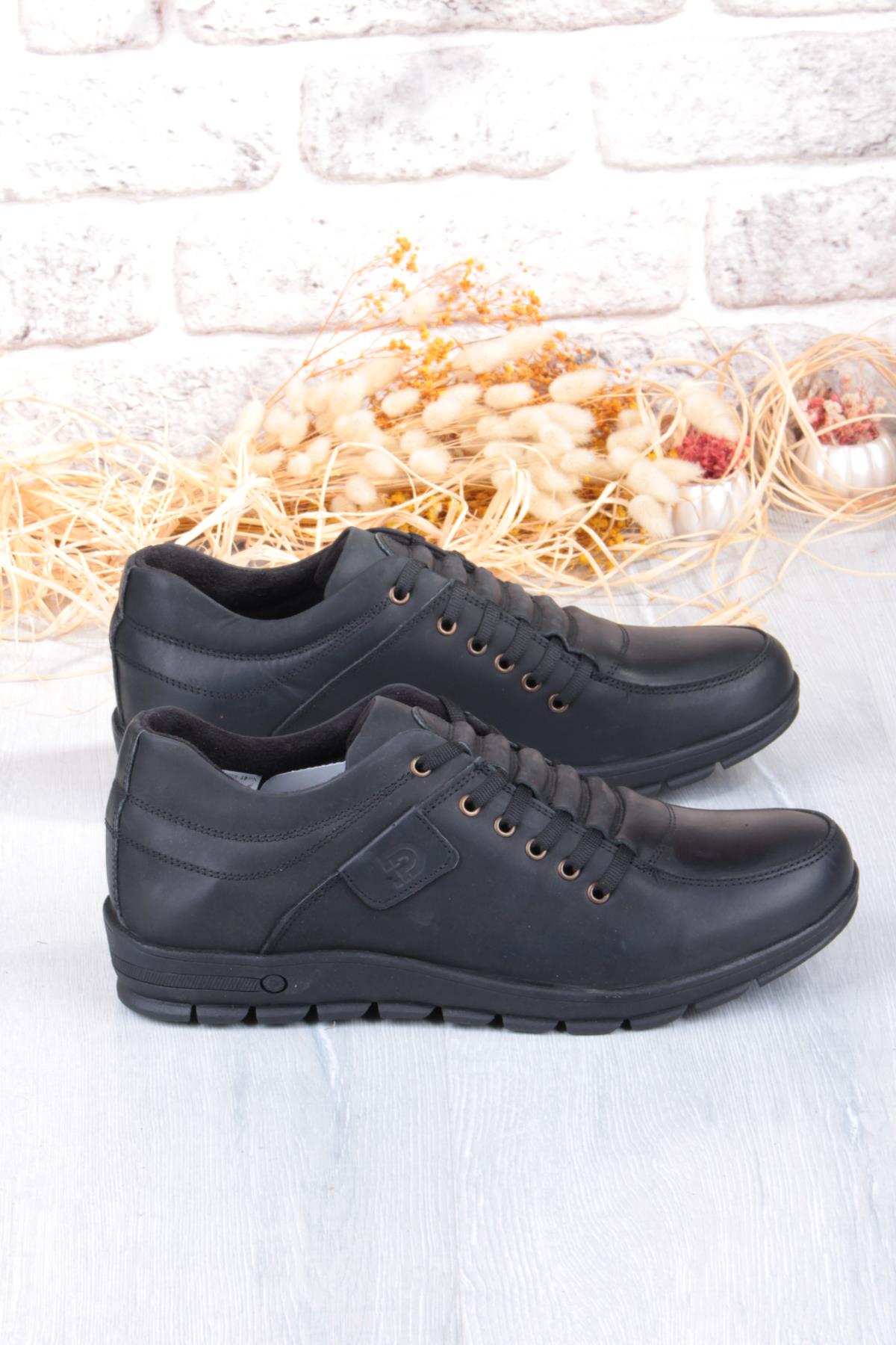 3330 Grezör Rahat Kauçuk Taban Orijinal Hakiki Deri Erkek Ayakkabı - Görsel 3