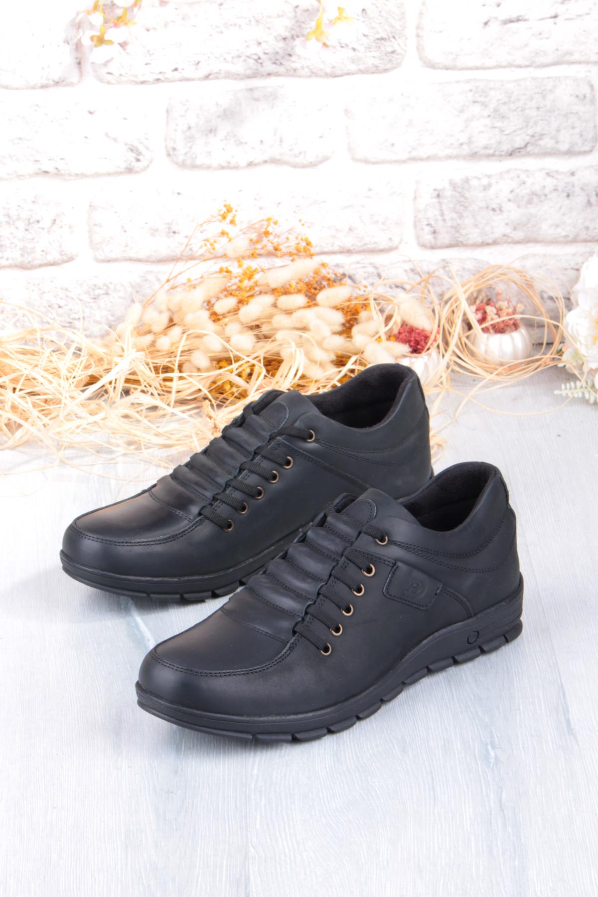 3330 Grezör Rahat Kauçuk Taban Orijinal Hakiki Deri Erkek Ayakkabı - Görsel 5