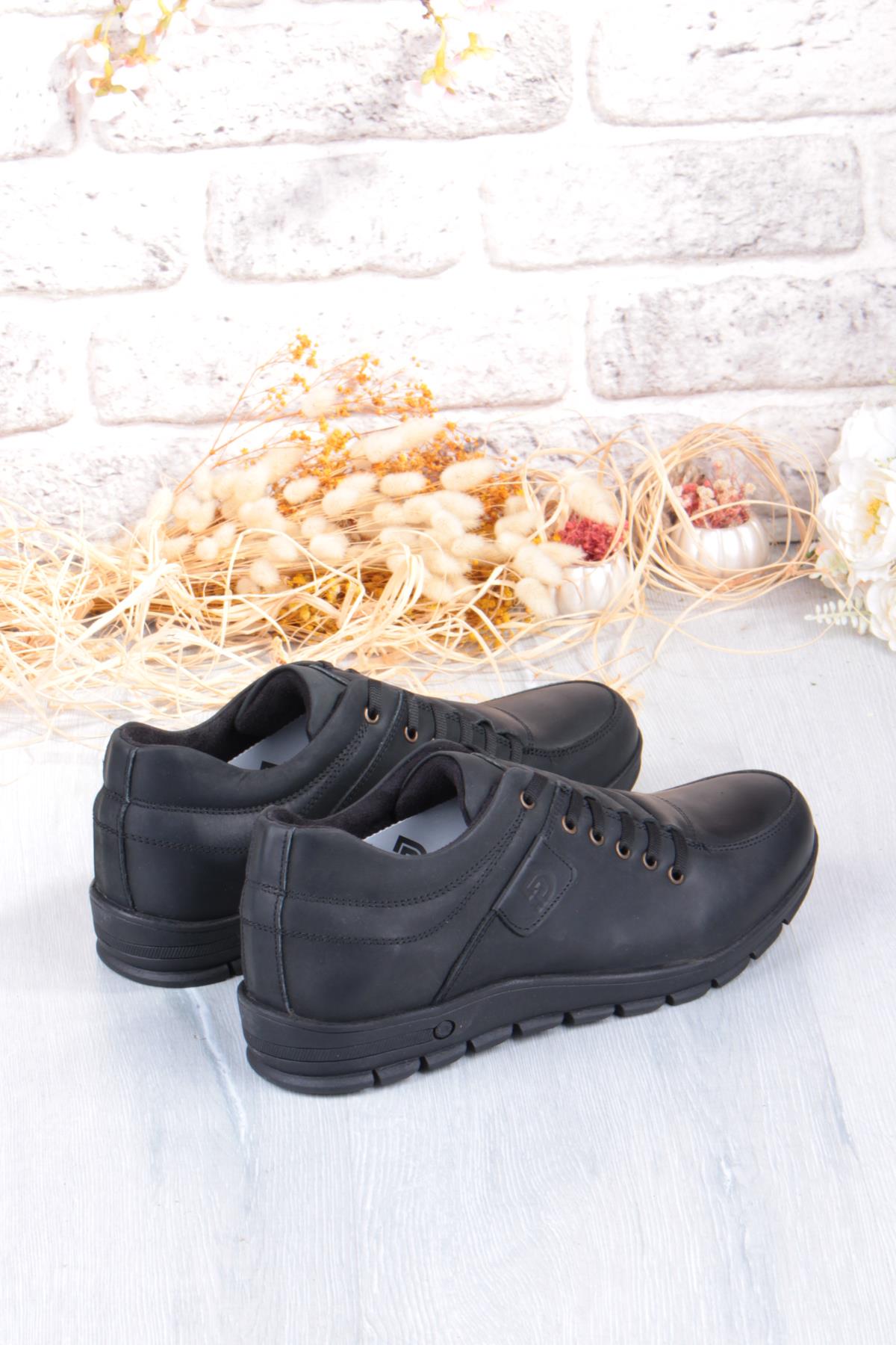 3330 Grezör Rahat Kauçuk Taban Orijinal Hakiki Deri Erkek Ayakkabı - Görsel 6